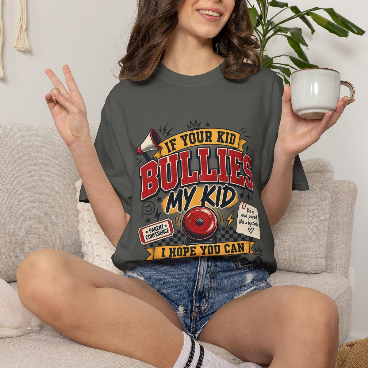 If Your Kid Bullies My Kid Graphic Tee – Anti-Bullying Parent Shirt