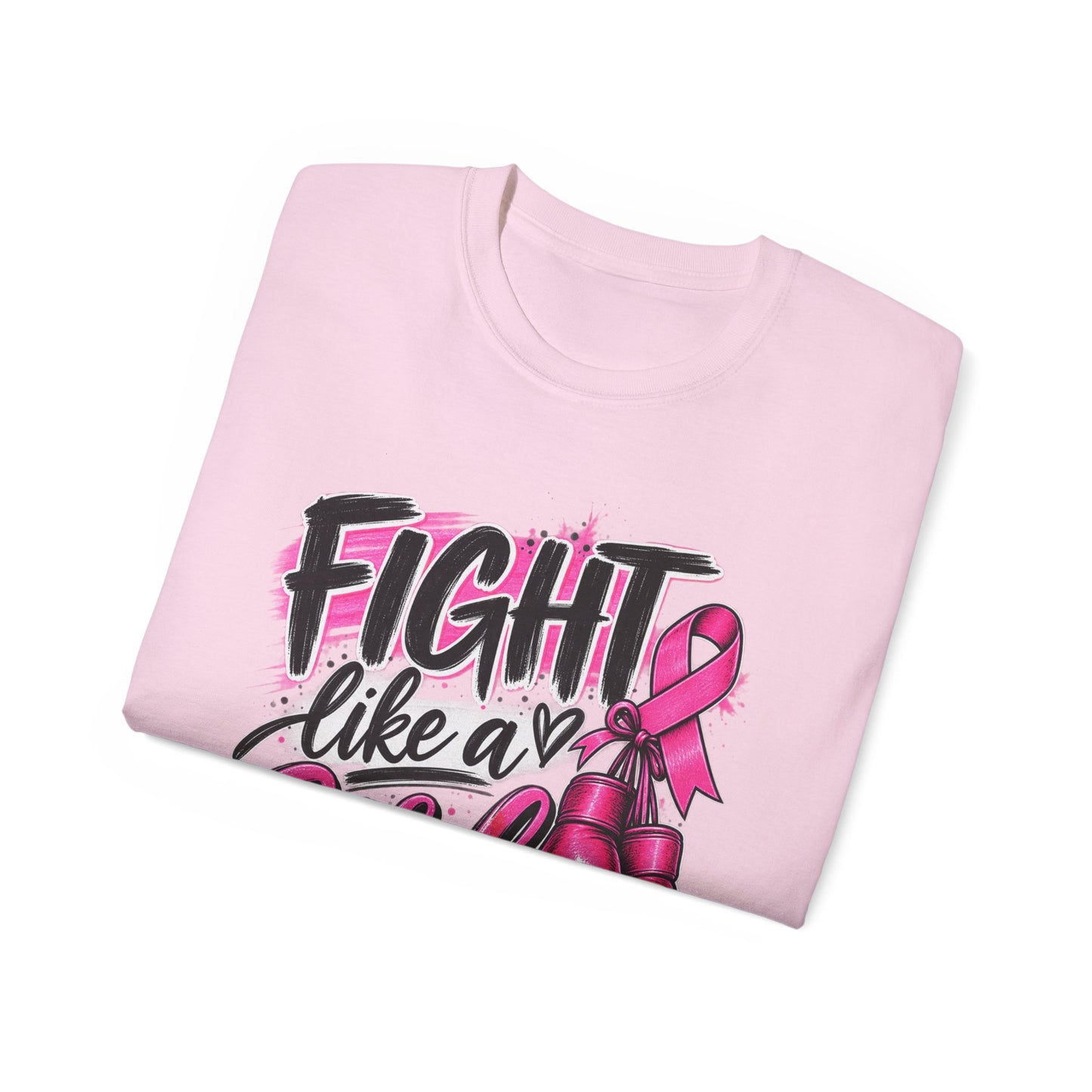 Fight Like a Girl Breast Cancer Awareness T-Shirt