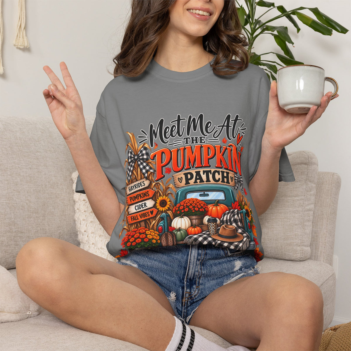 Meet Me at the Pumpkin Patch Shirt | Cute Fall Graphic Tee