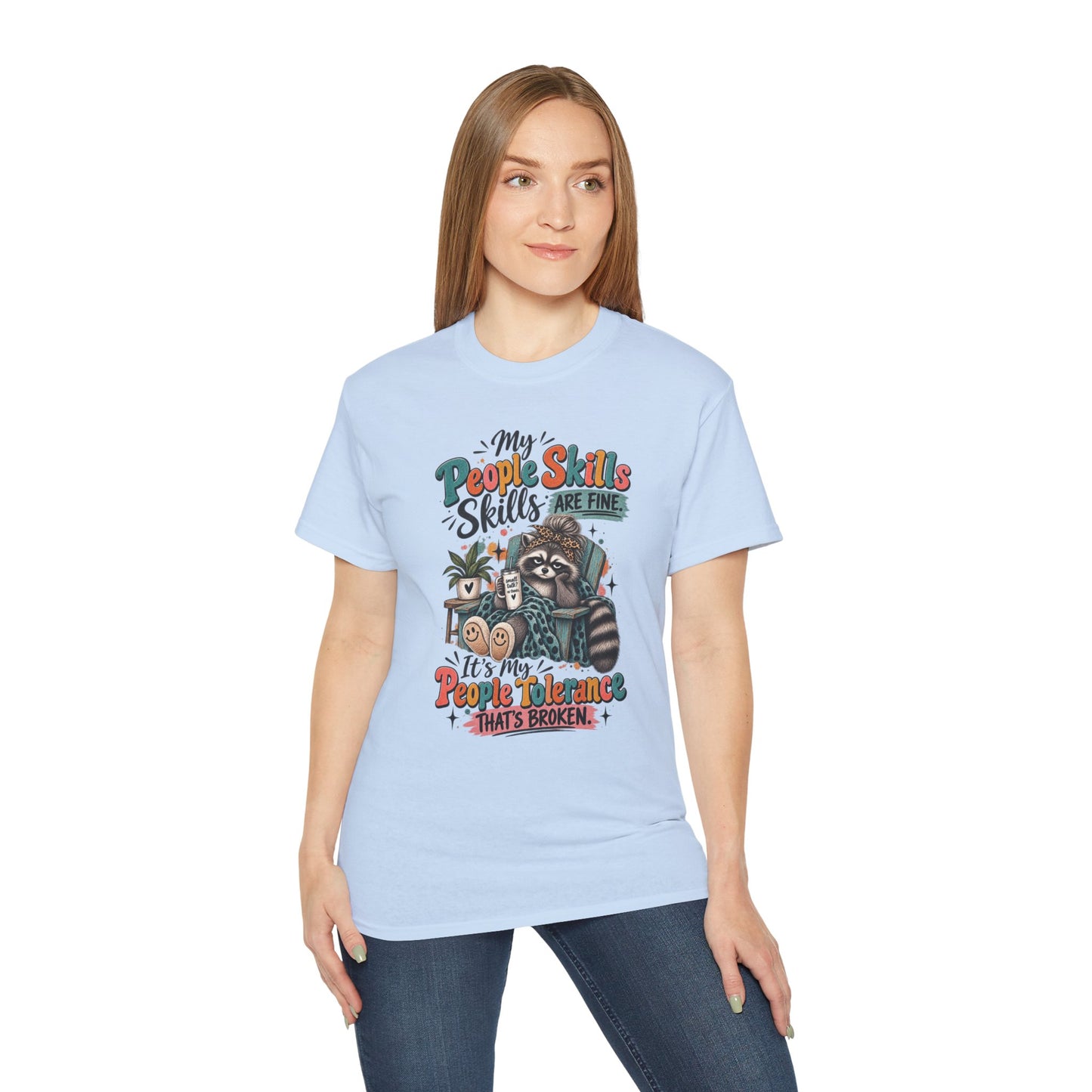 My People Skills Are Fine Sloth Shirt | Funny Graphic Tee