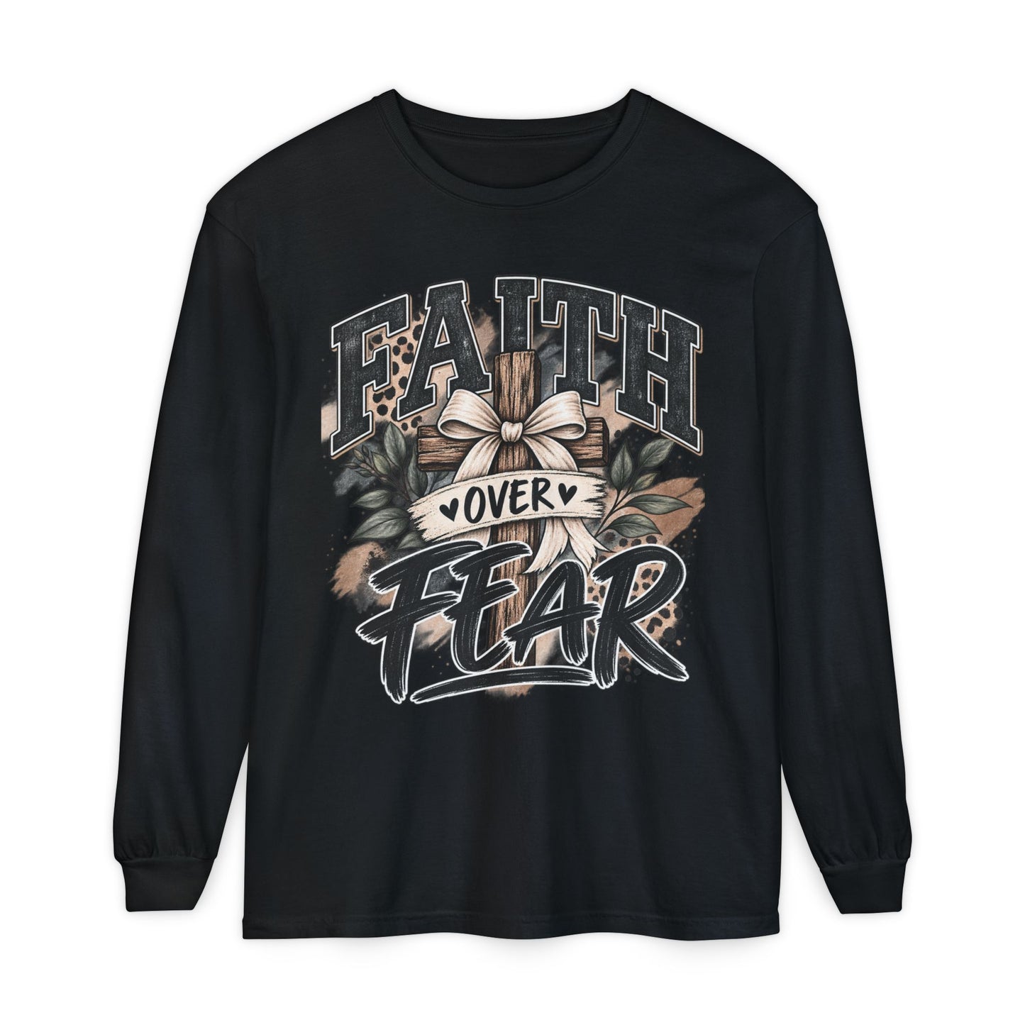 Faith Over Fear Long Sleeve Tee