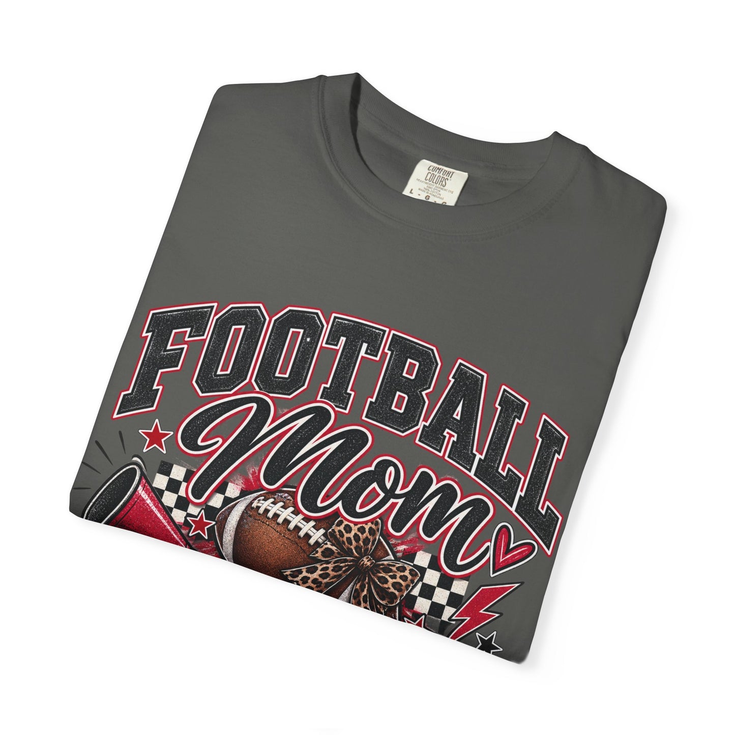 Football Mom Louder Than Your Coach Graphic Tee