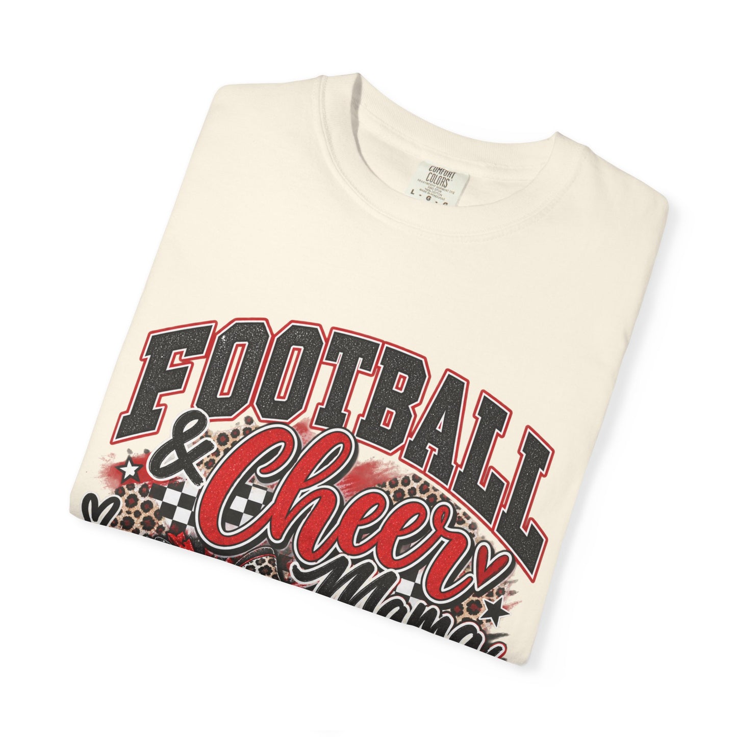 Football & Cheer Mama Game Day Graphic Tee