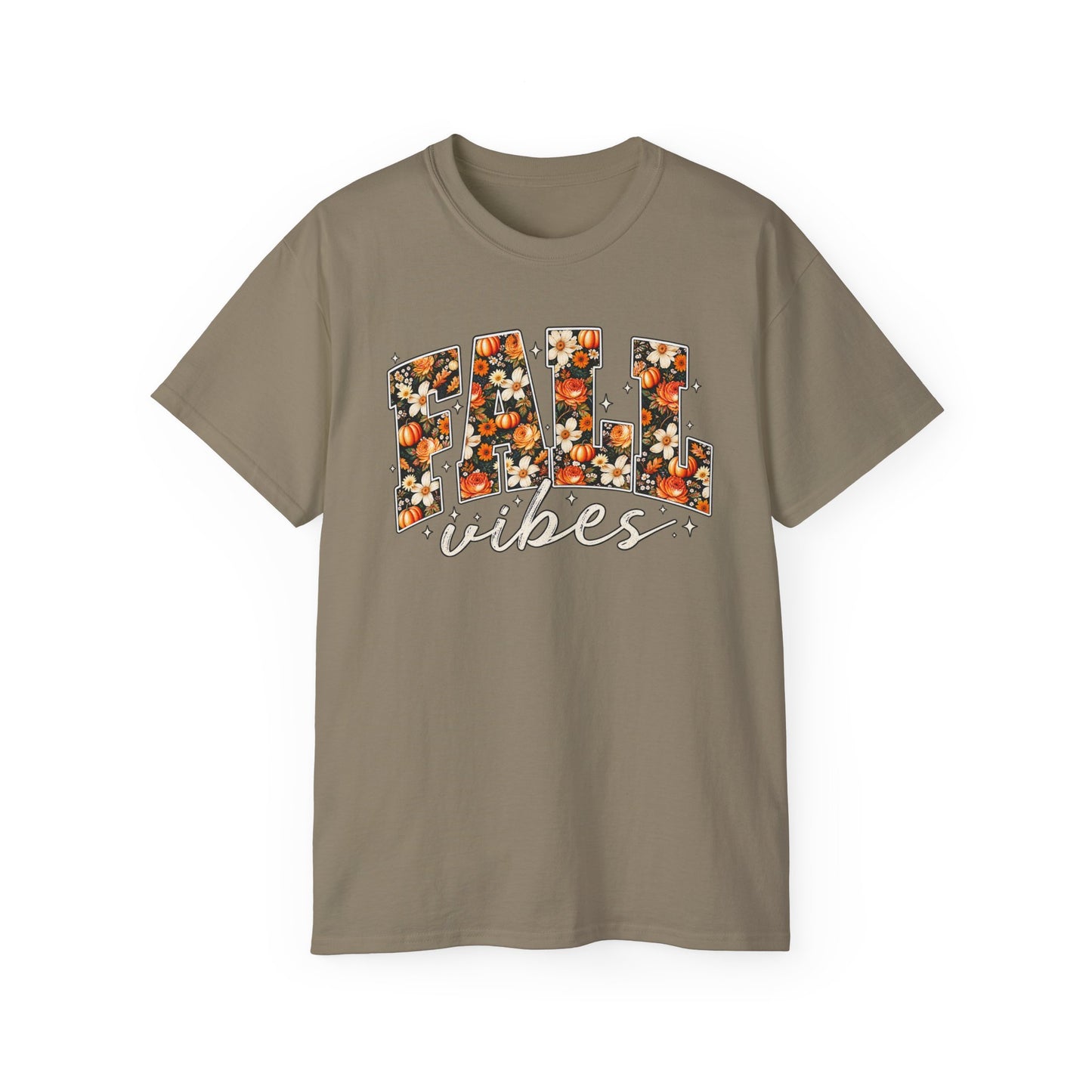 Fall Vibes Shirt | Floral Pumpkin Graphic Tee