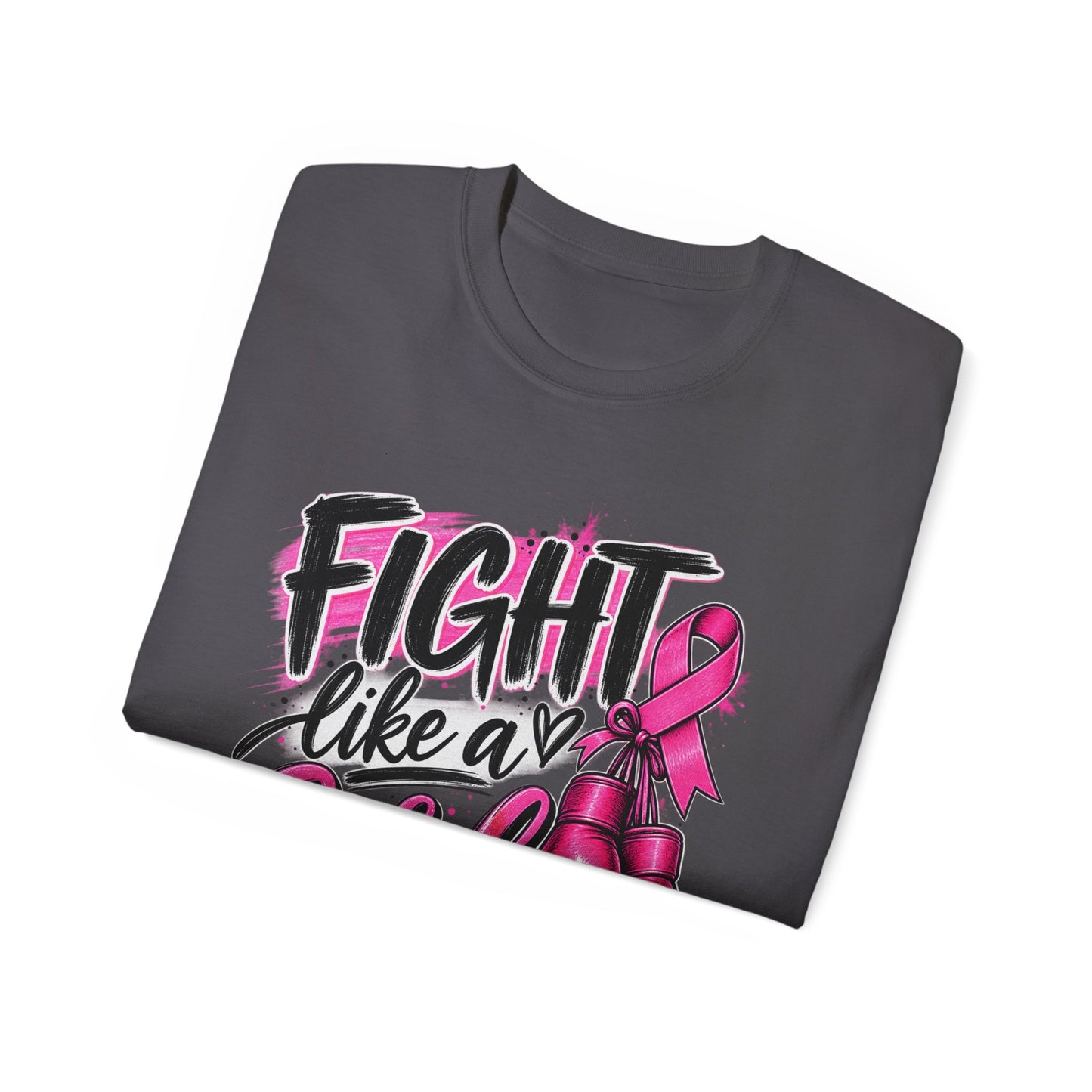 Fight Like a Girl Breast Cancer Awareness T-Shirt