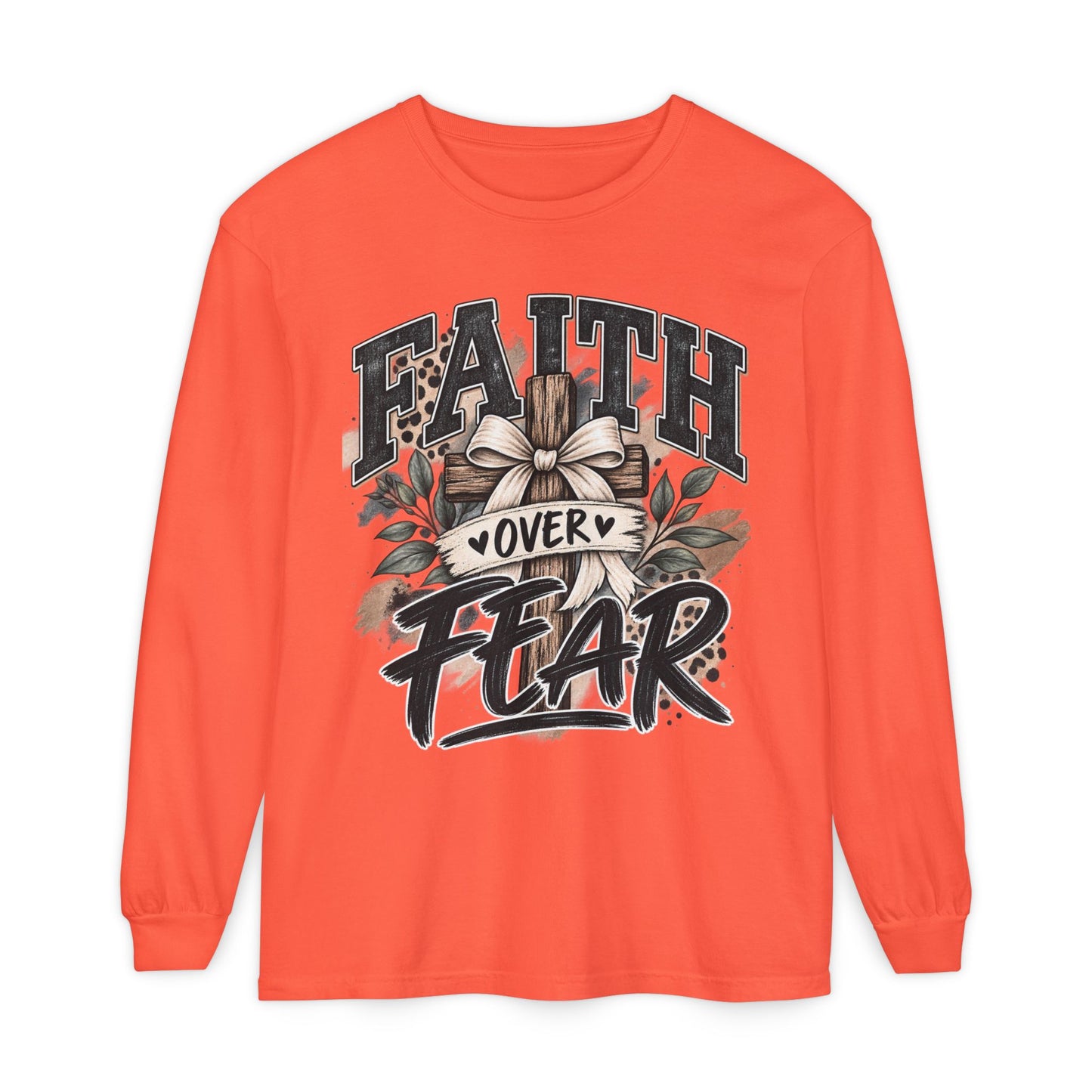 Faith Over Fear Long Sleeve Tee
