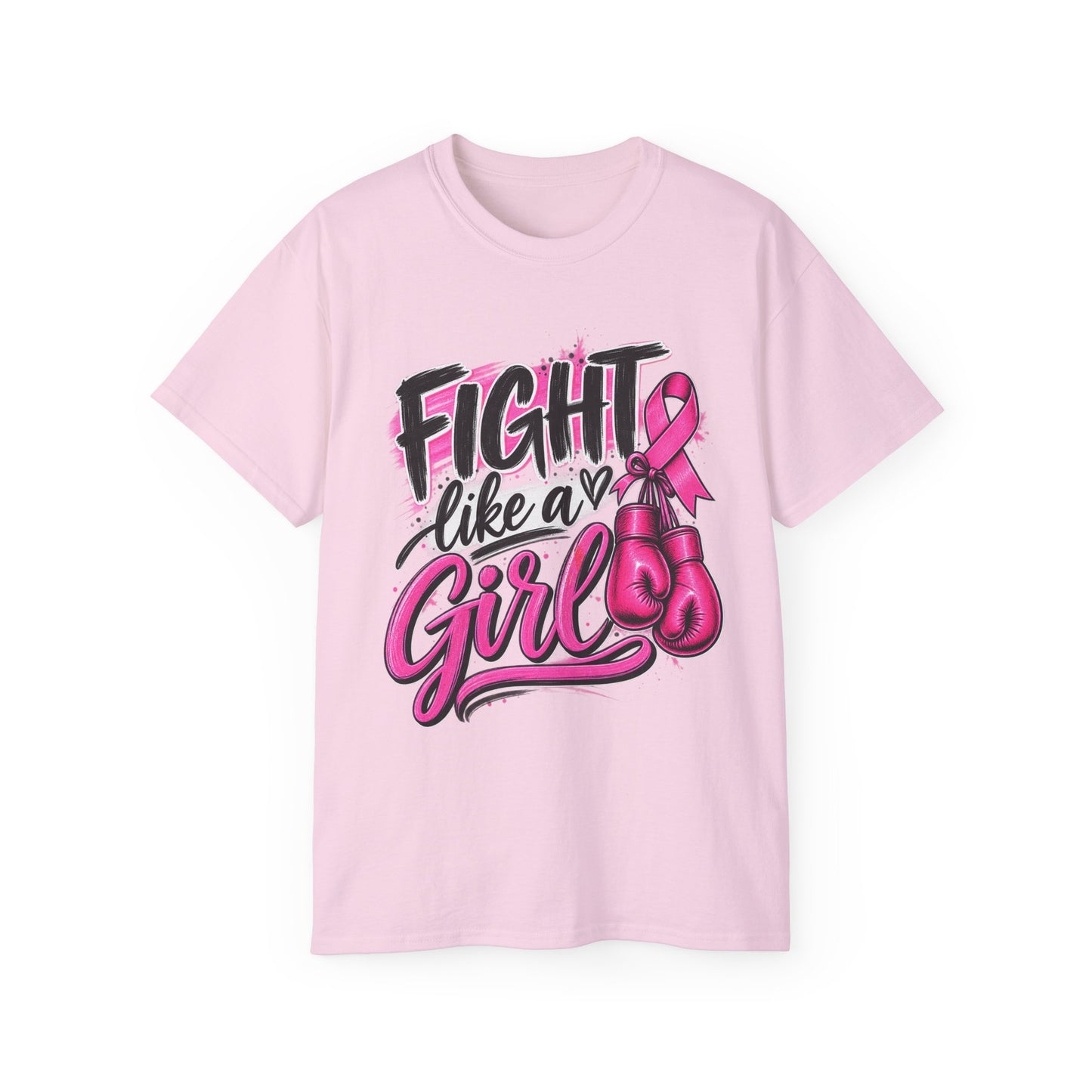 Fight Like a Girl Breast Cancer Awareness T-Shirt