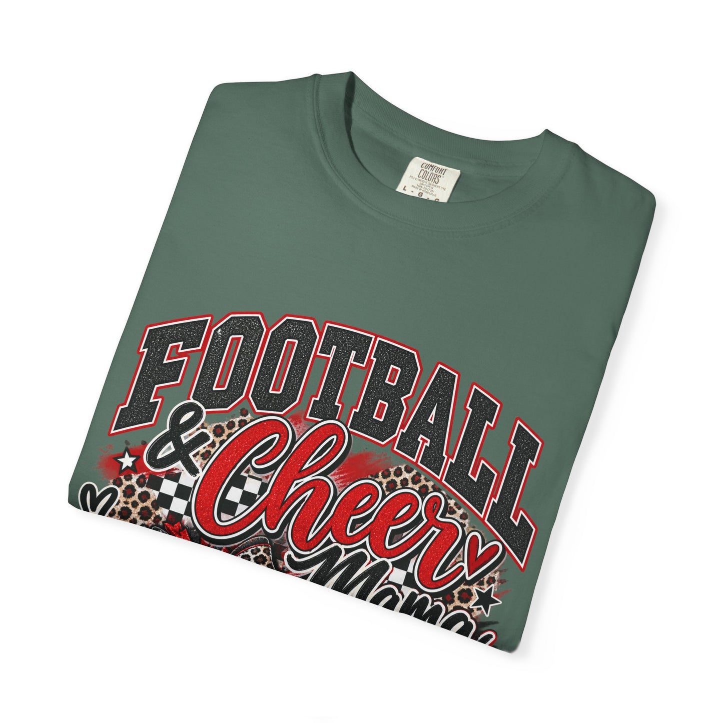 Football & Cheer Mama Game Day Graphic Tee