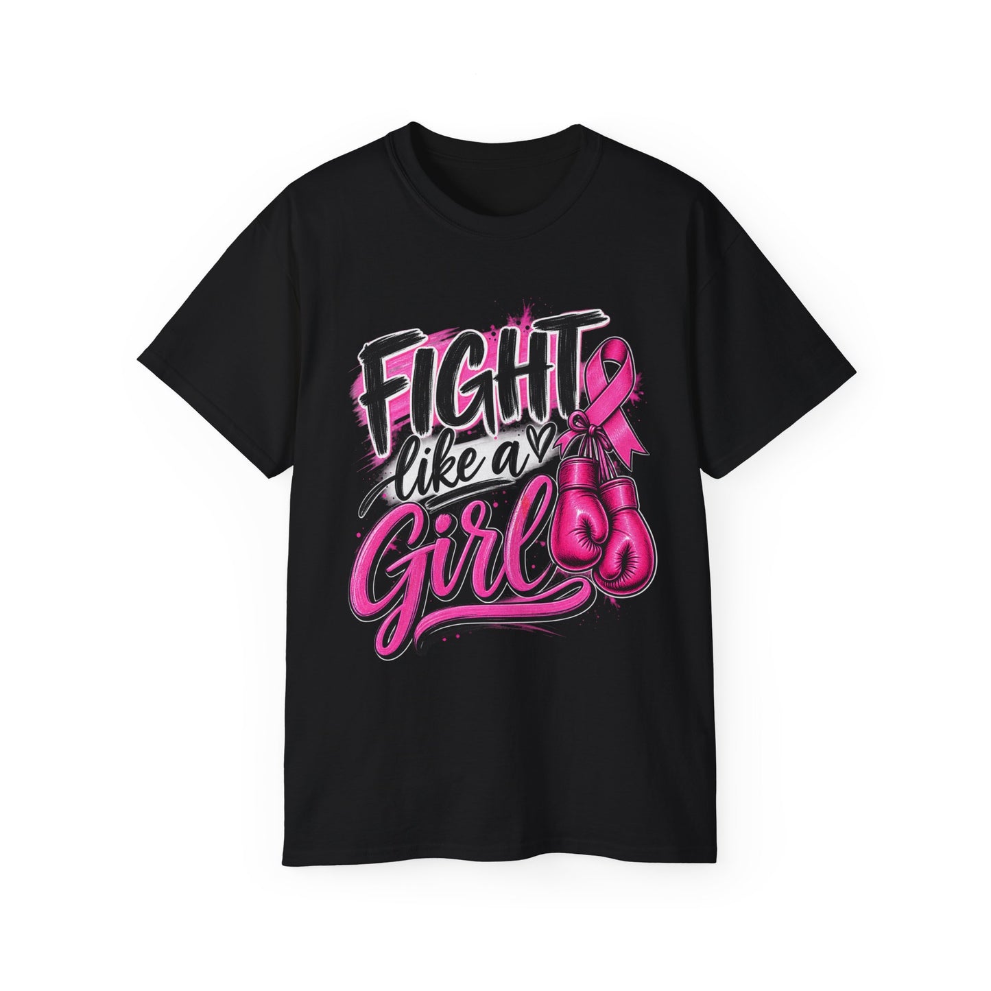 Fight Like a Girl Breast Cancer Awareness T-Shirt