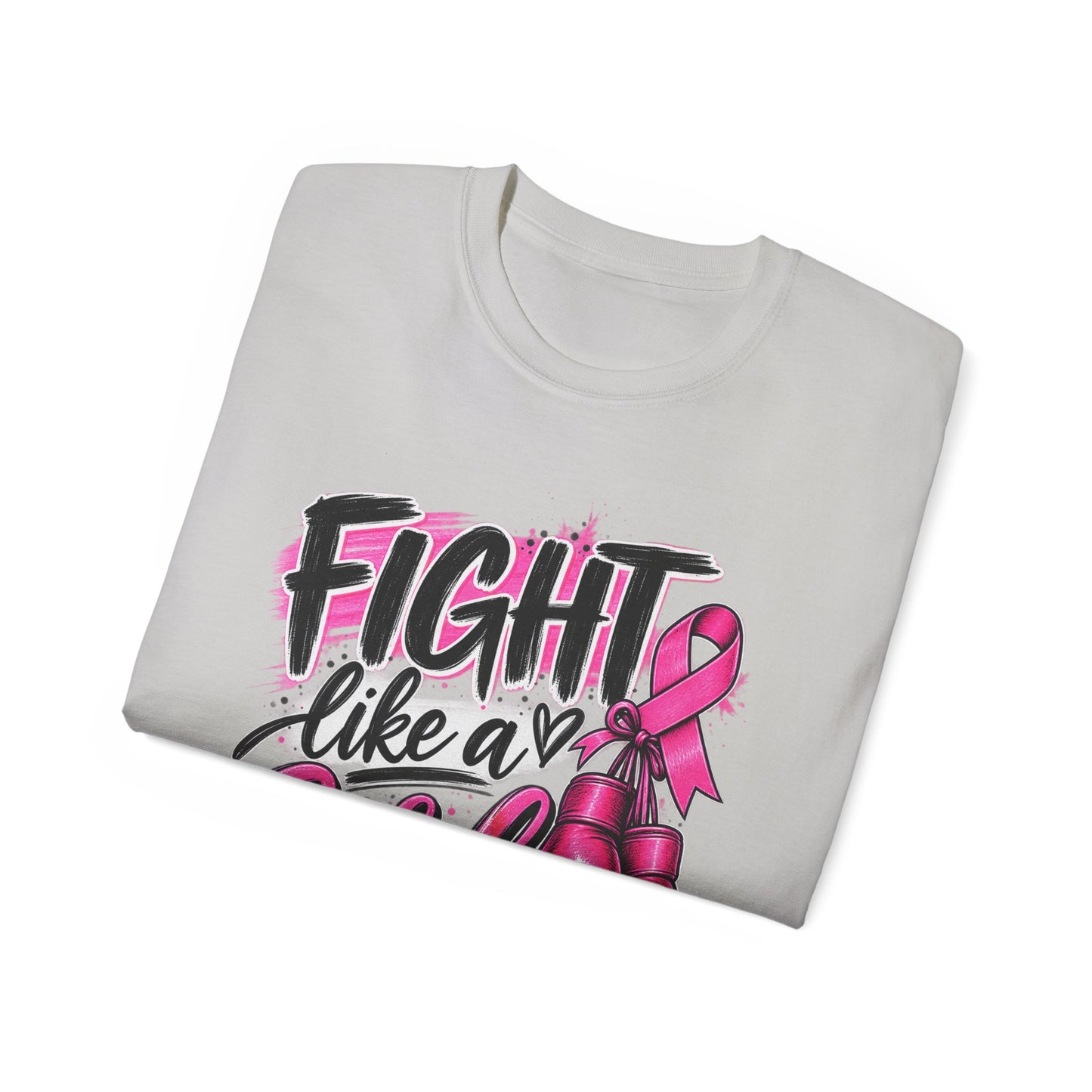 Fight Like a Girl Breast Cancer Awareness T-Shirt