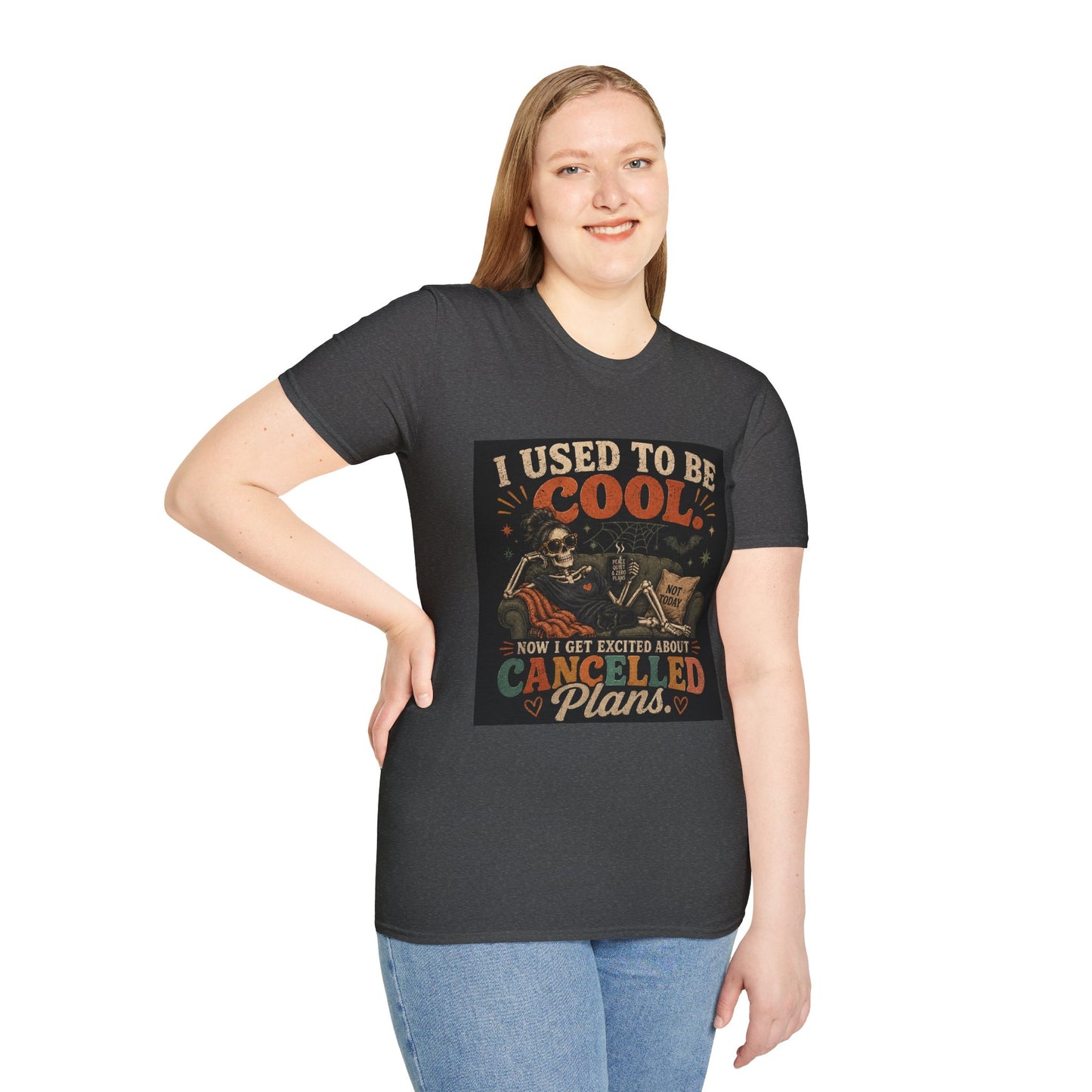 I Used to Be Cool Skeleton Shirt | Funny Canceled Plans Tee