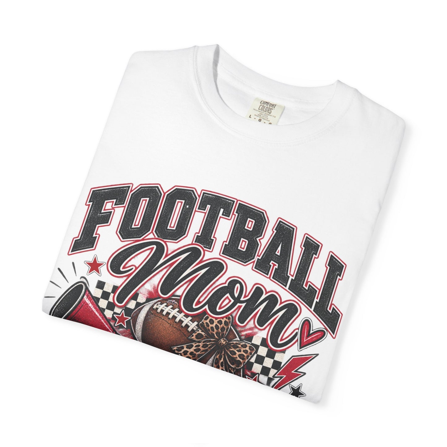 Football Mom Louder Than Your Coach Graphic Tee