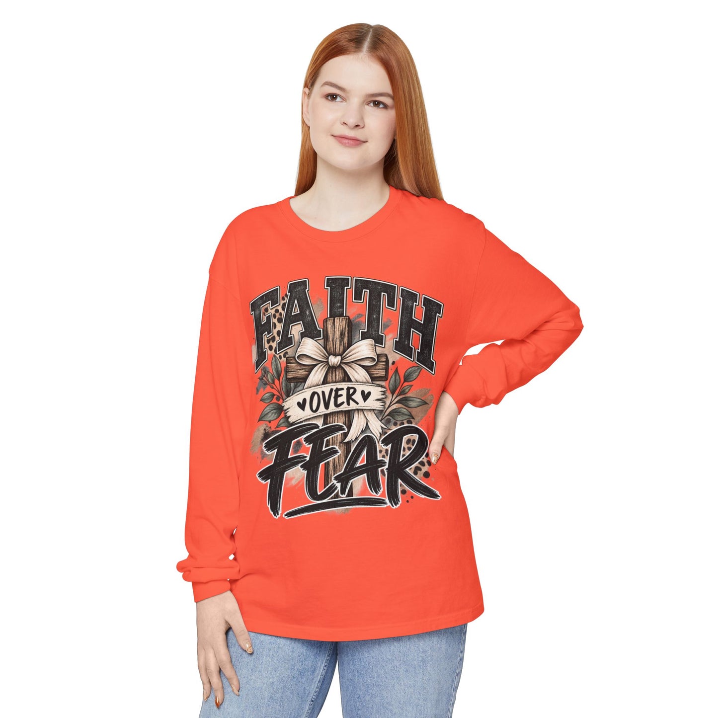 Faith Over Fear Long Sleeve Tee