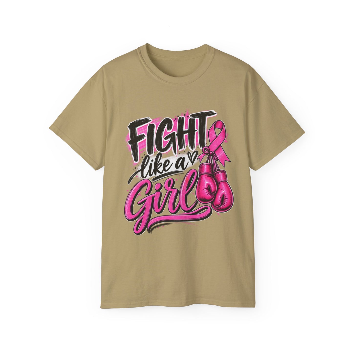 Fight Like a Girl Breast Cancer Awareness T-Shirt