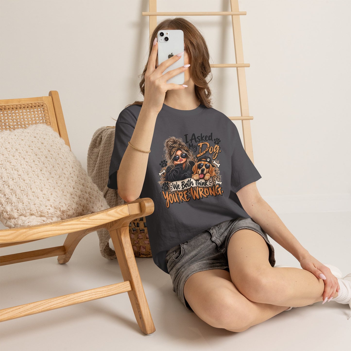 I Asked My Dog Shirt | Funny Dog Lover Graphic Tee