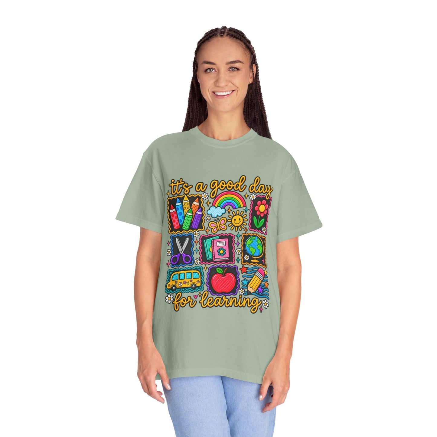 It's a Good Day for Learning T-Shirt — Cute School Icons Teacher & Student Tee