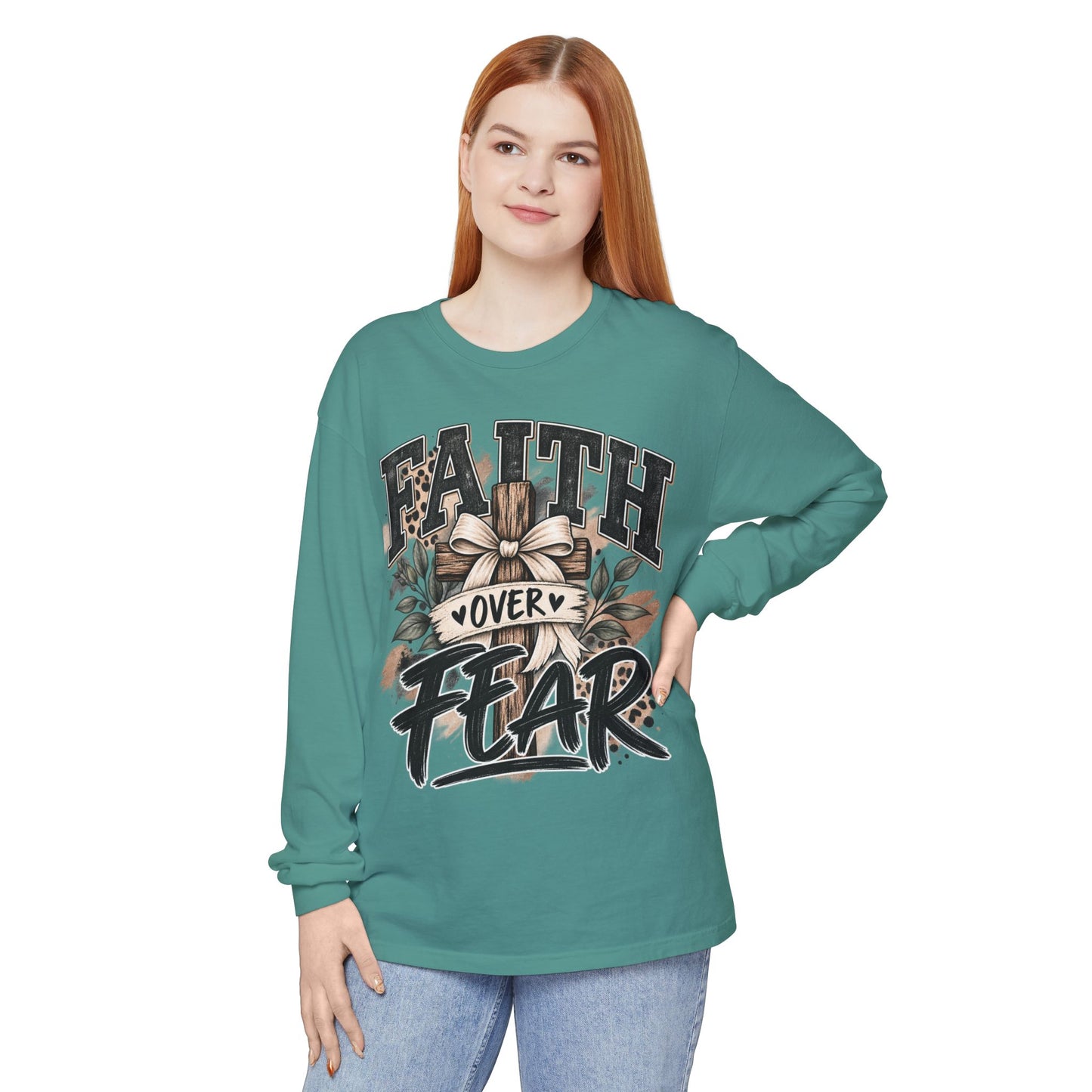 Faith Over Fear Long Sleeve Tee