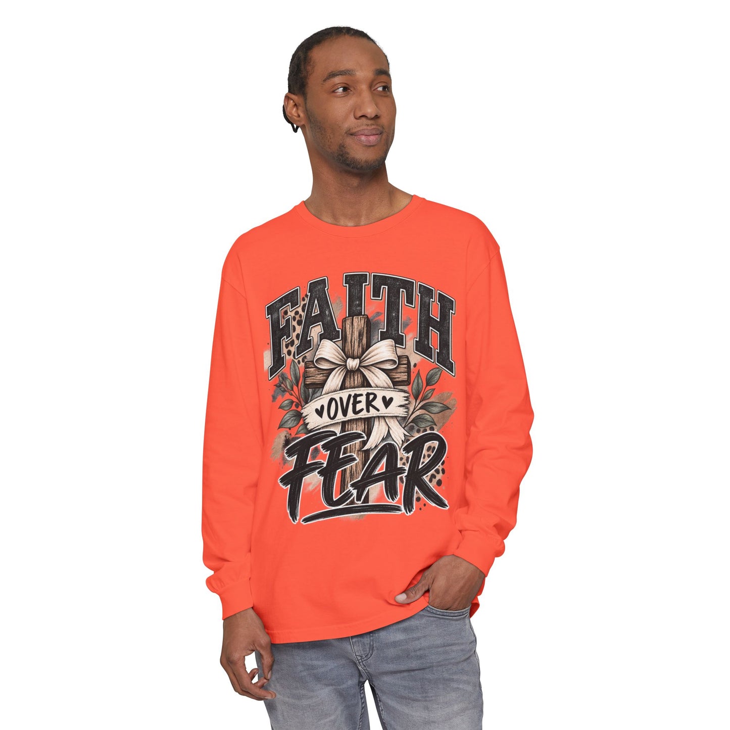 Faith Over Fear Long Sleeve Tee