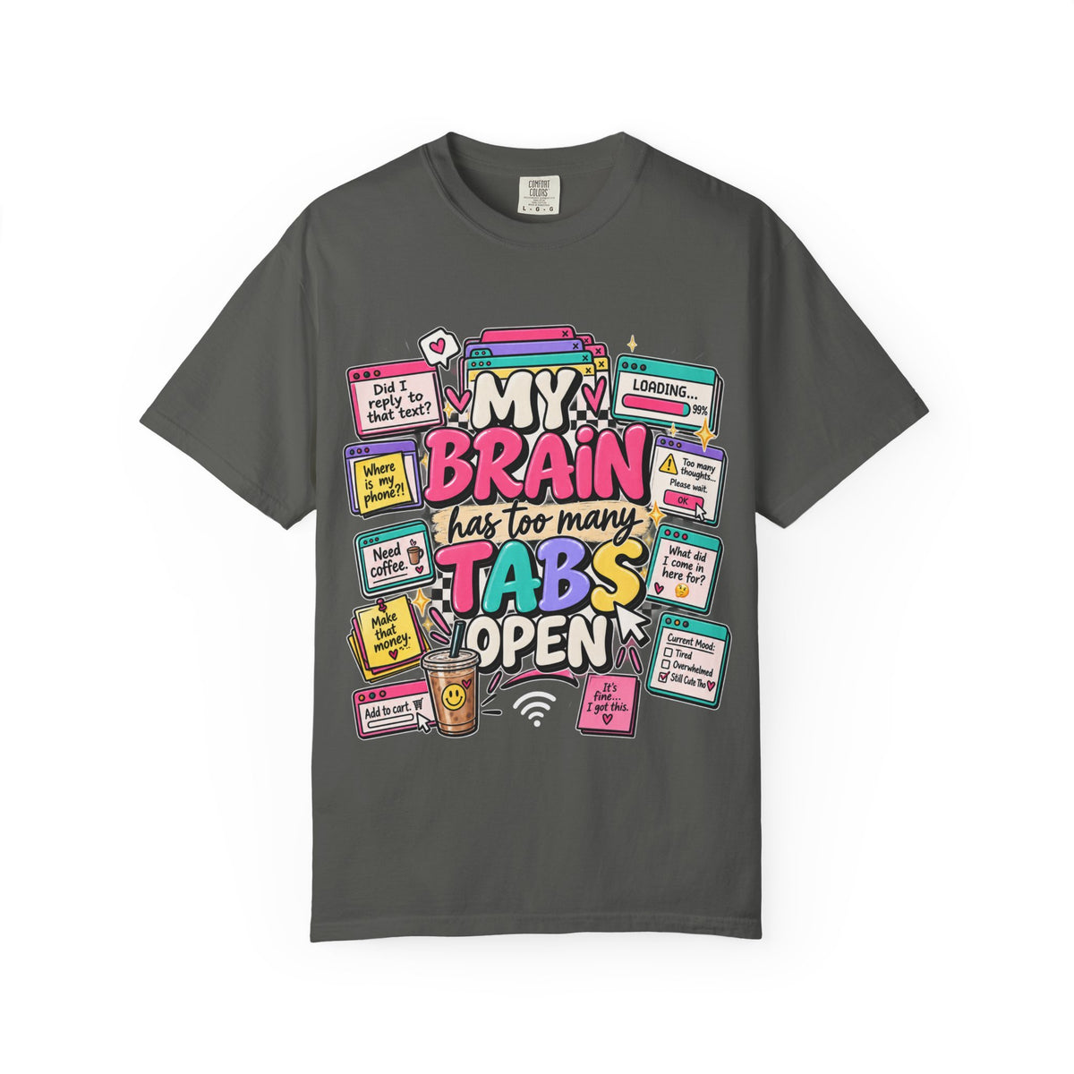 Too many tabs open… and we're not talking about the computer. 😂