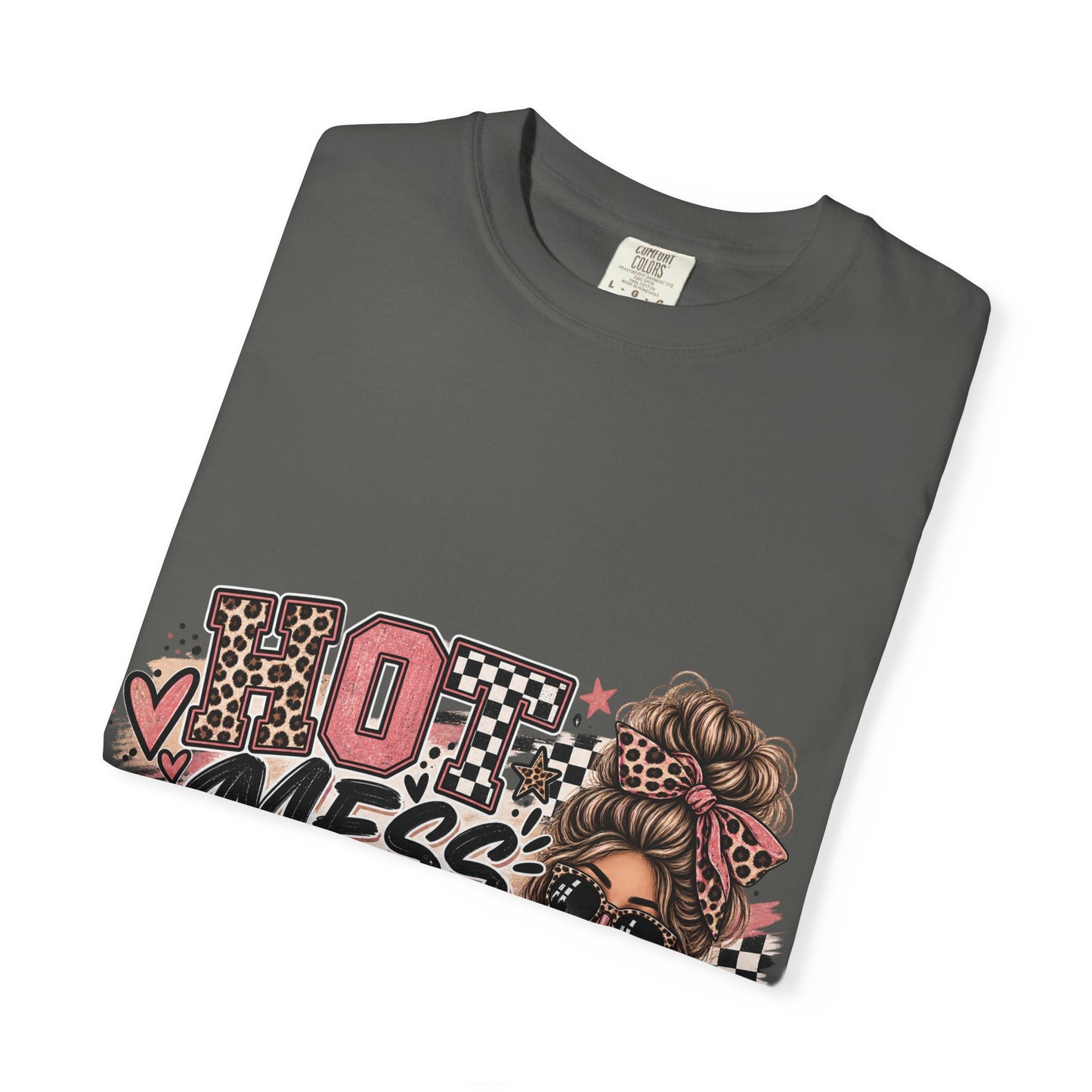 Hot Mess Mama Graphic Tee – Funny Mom Life Shirt