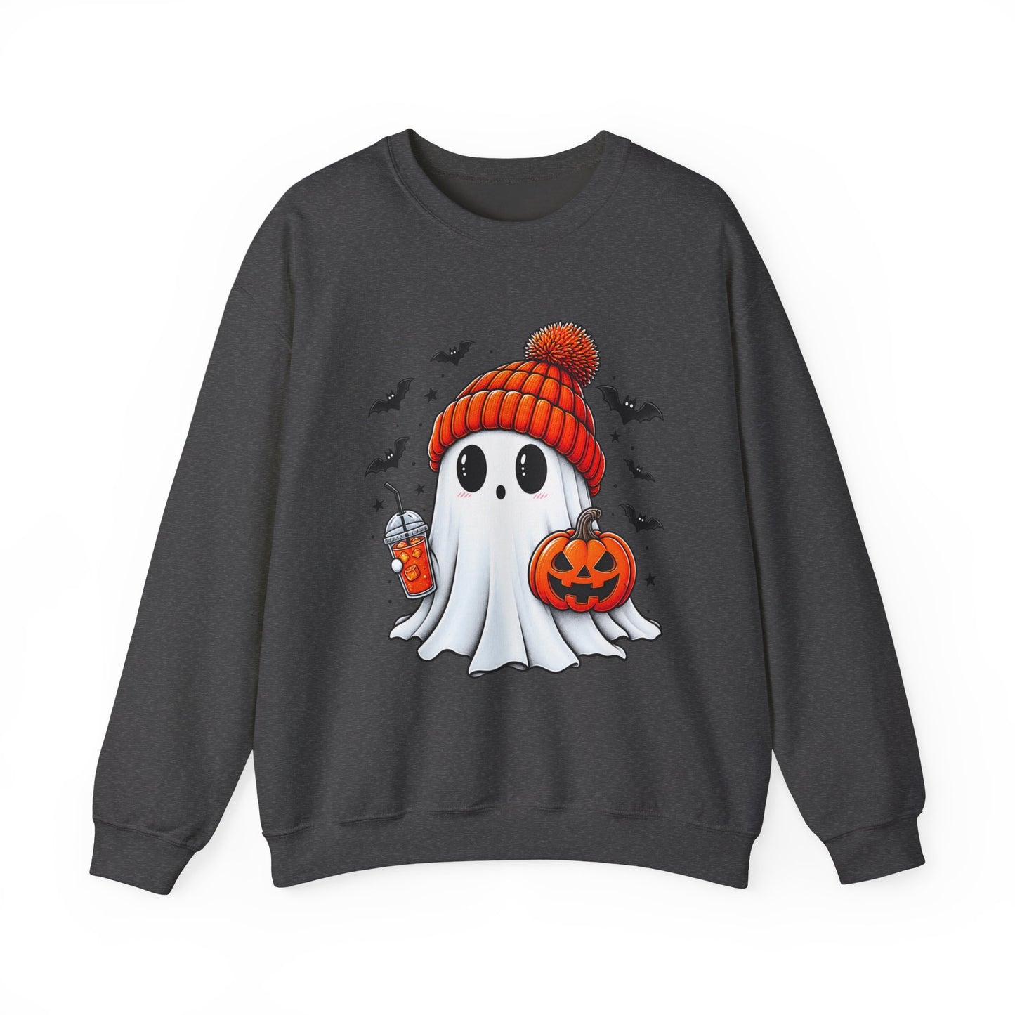 Cute Spooky Ghost Sweatshirt | Cozy Halloween Crewneck
