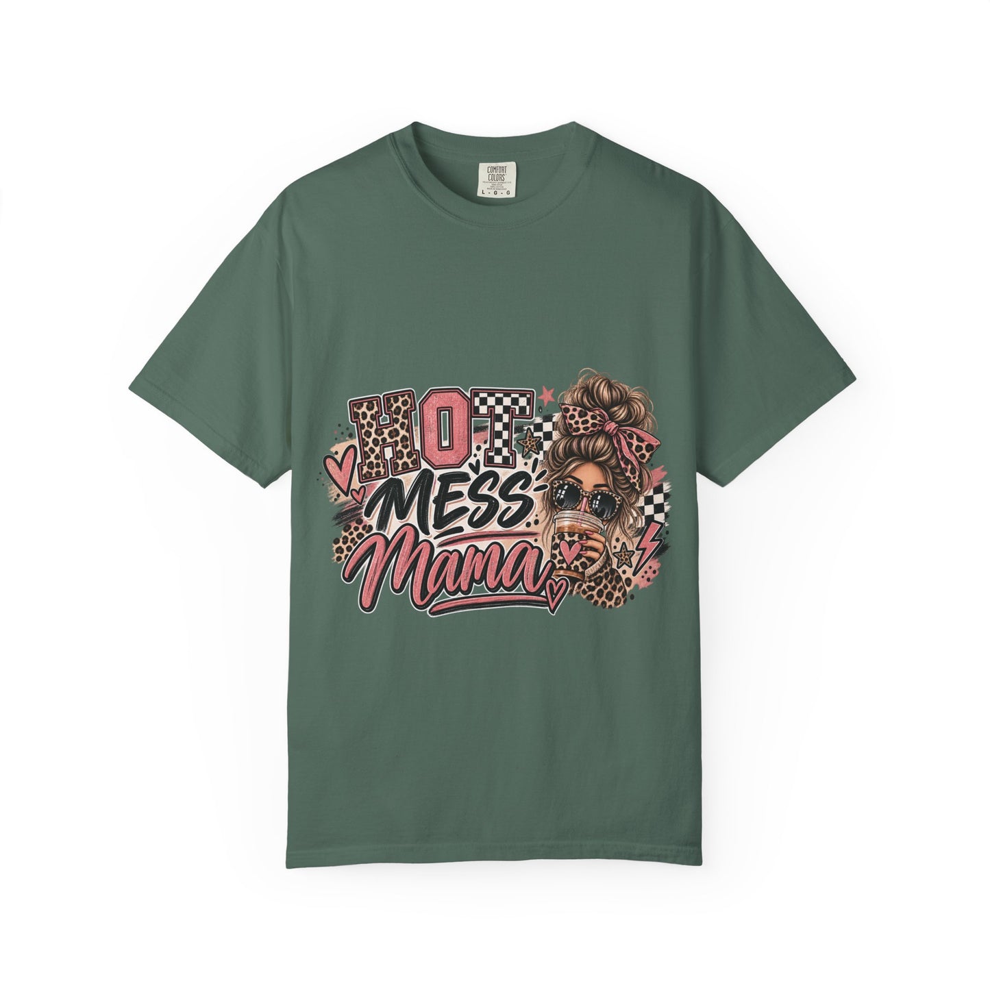 Hot Mess Mama Graphic Tee – Funny Mom Life Shirt