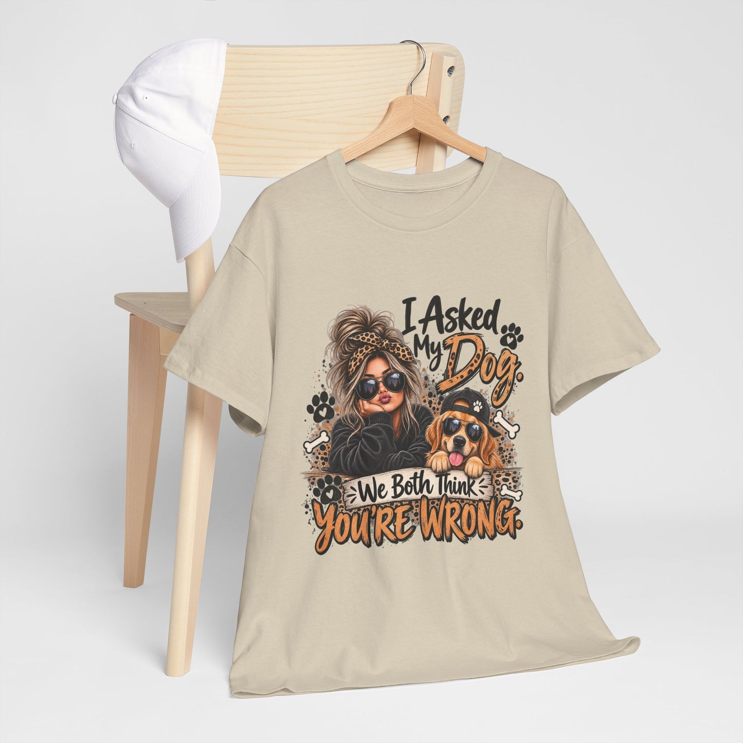 I Asked My Dog Shirt | Funny Dog Lover Graphic Tee