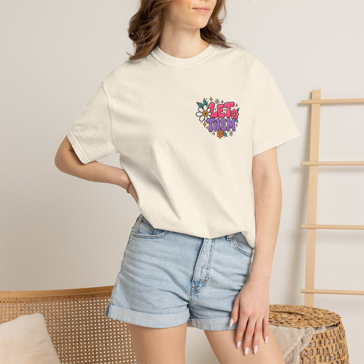 Let Them Keep Shining Graphic Tee – Positive Inspirational Shirt