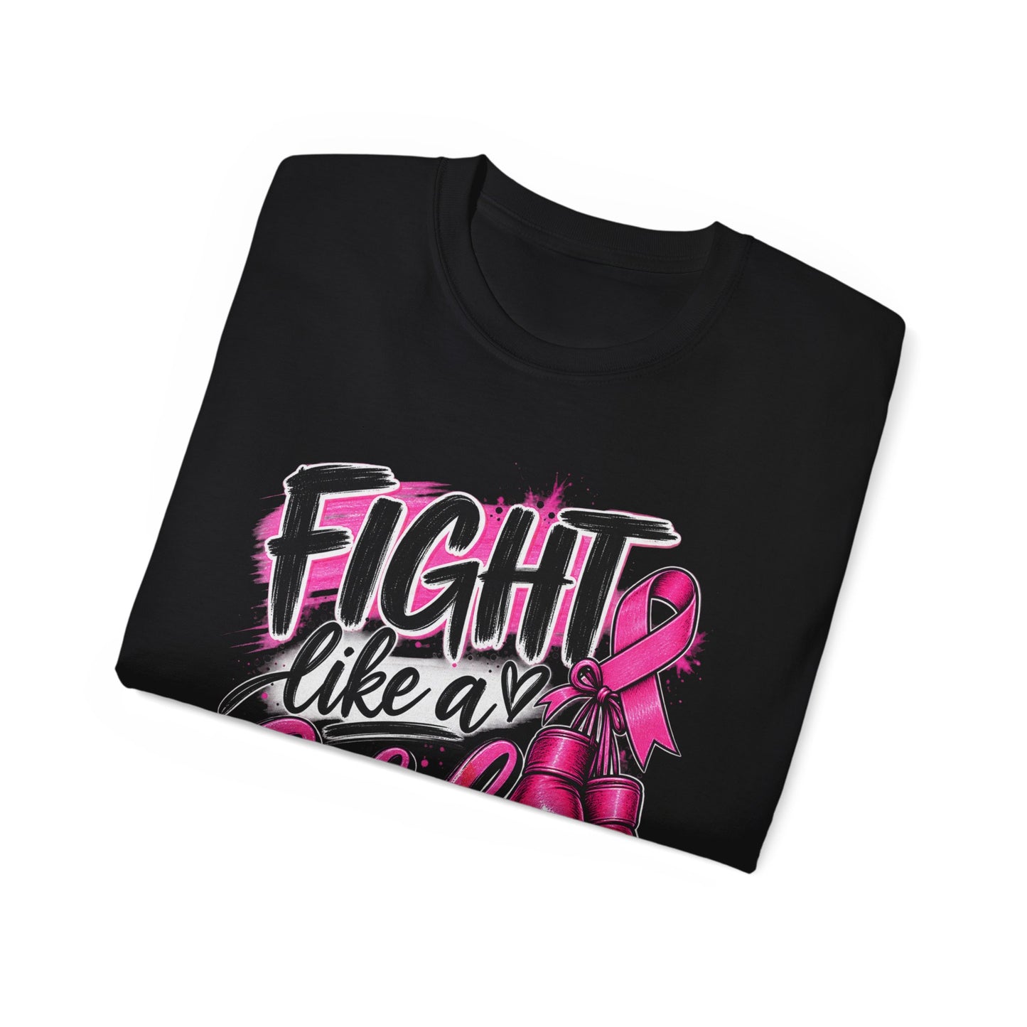 Fight Like a Girl Breast Cancer Awareness T-Shirt
