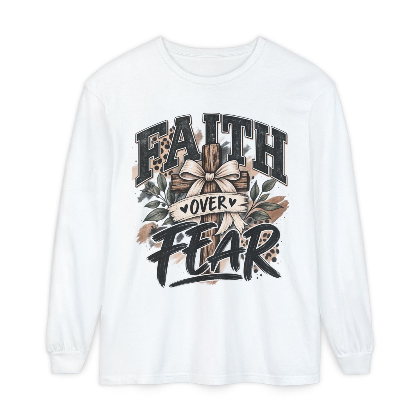 Faith Over Fear Long Sleeve Tee