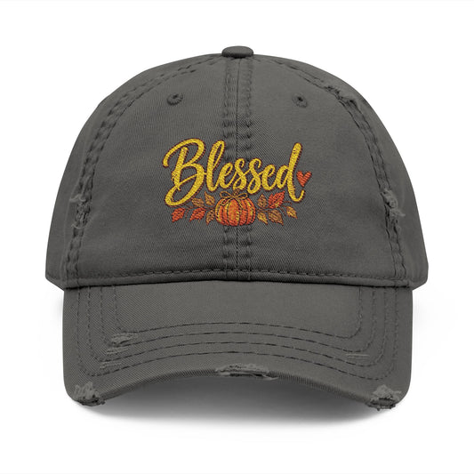 Distressed Dad Hat (Blessed)