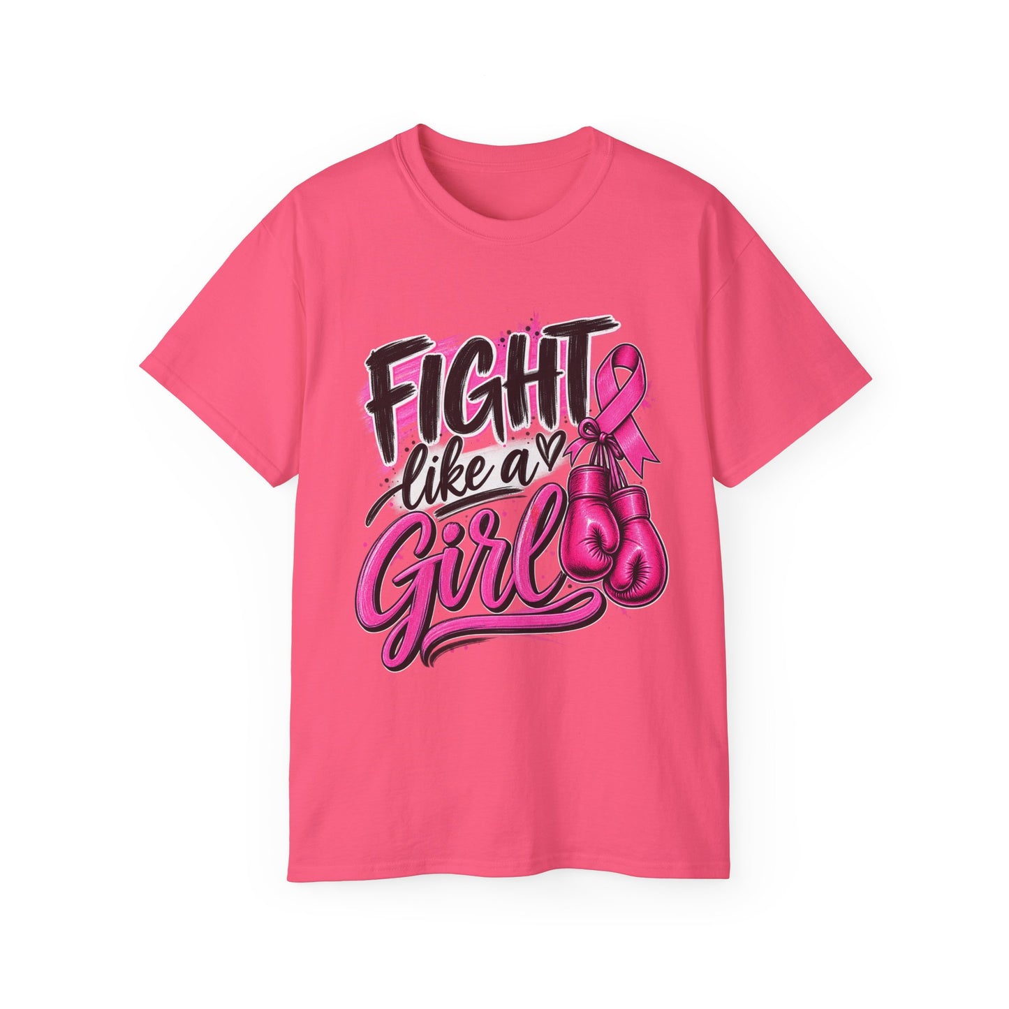 Fight Like a Girl Breast Cancer Awareness T-Shirt