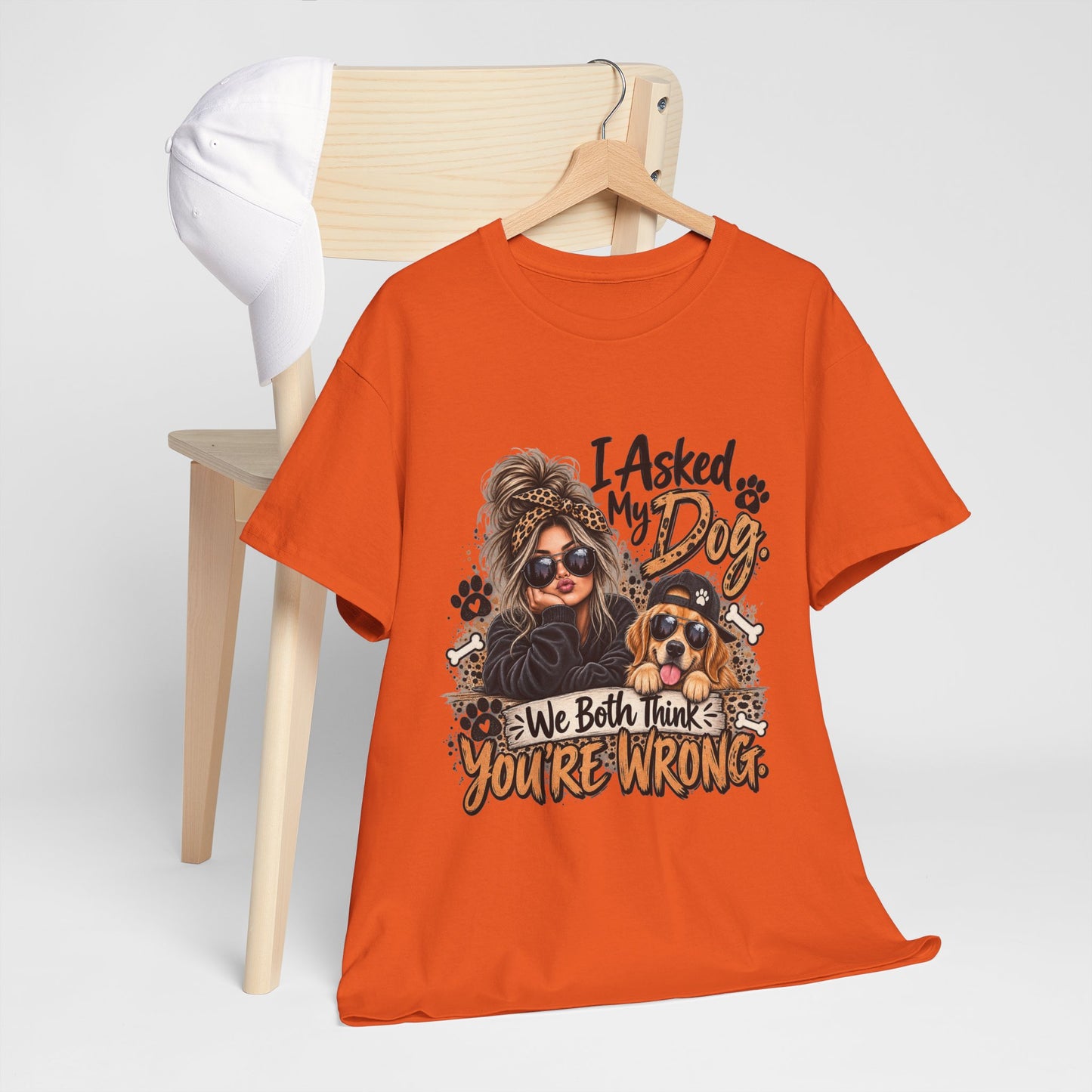 I Asked My Dog Shirt | Funny Dog Lover Graphic Tee