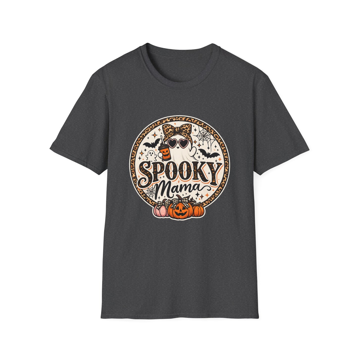 Spooky Mama T-Shirt — Halloween Ghost Graphic Tee