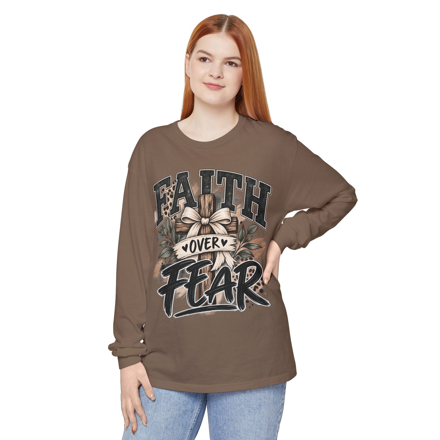 Faith Over Fear Long Sleeve Tee