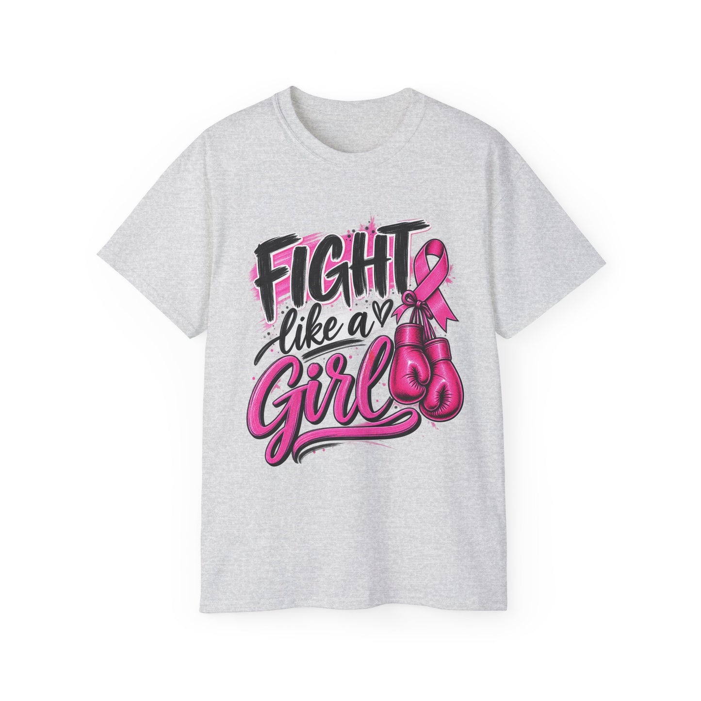 Fight Like a Girl Breast Cancer Awareness T-Shirt