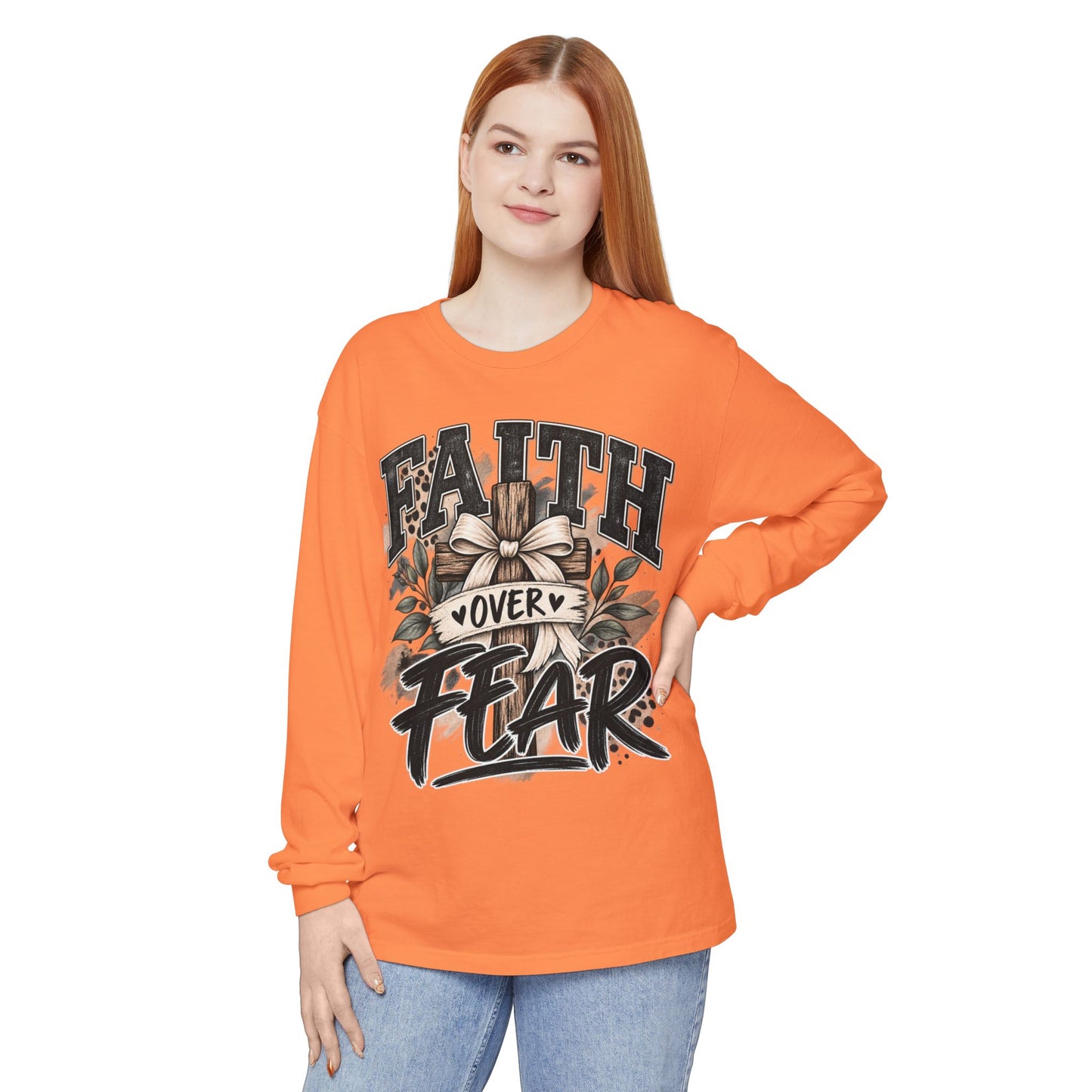 Faith Over Fear Long Sleeve Tee