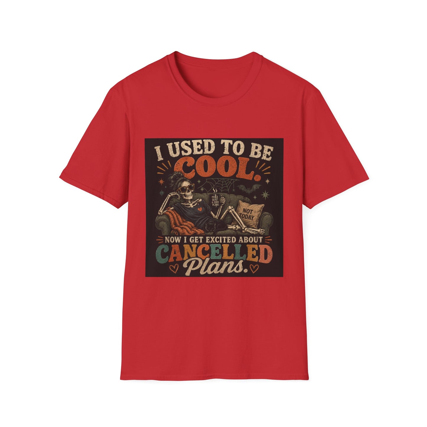 I Used to Be Cool Skeleton Shirt | Funny Canceled Plans Tee