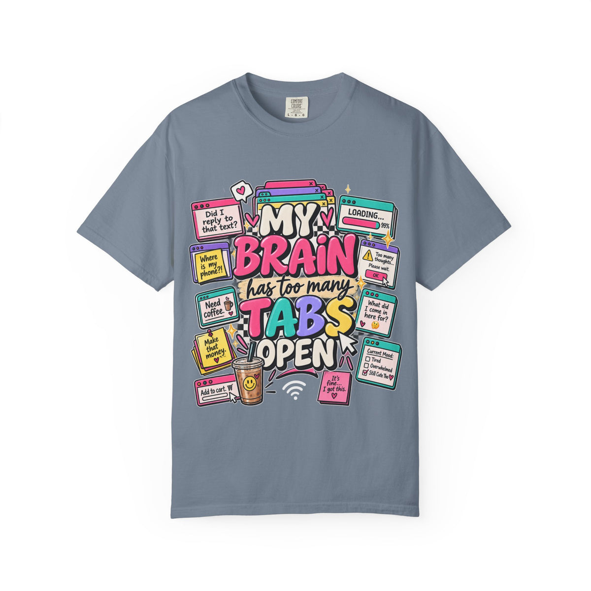 Too many tabs open… and we're not talking about the computer. 😂