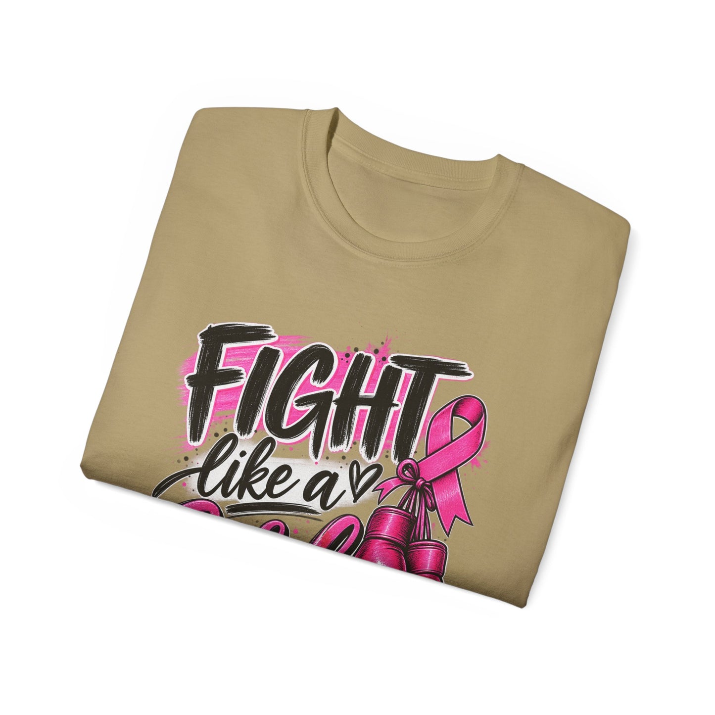Fight Like a Girl Breast Cancer Awareness T-Shirt
