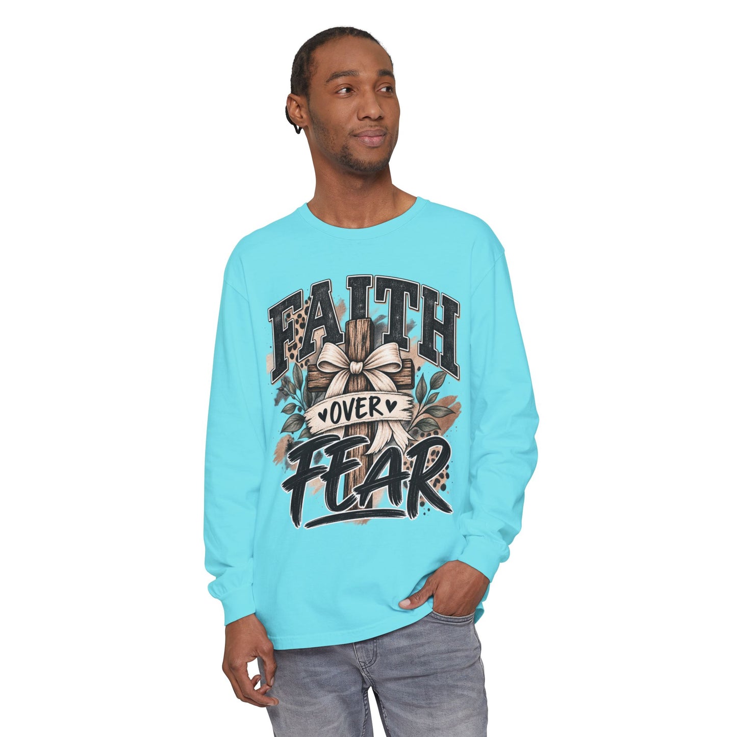 Faith Over Fear Long Sleeve Tee
