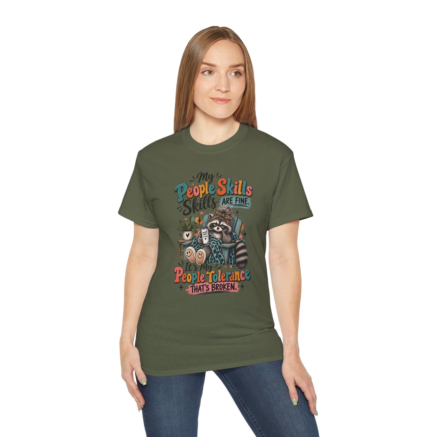 My People Skills Are Fine Sloth Shirt | Funny Graphic Tee