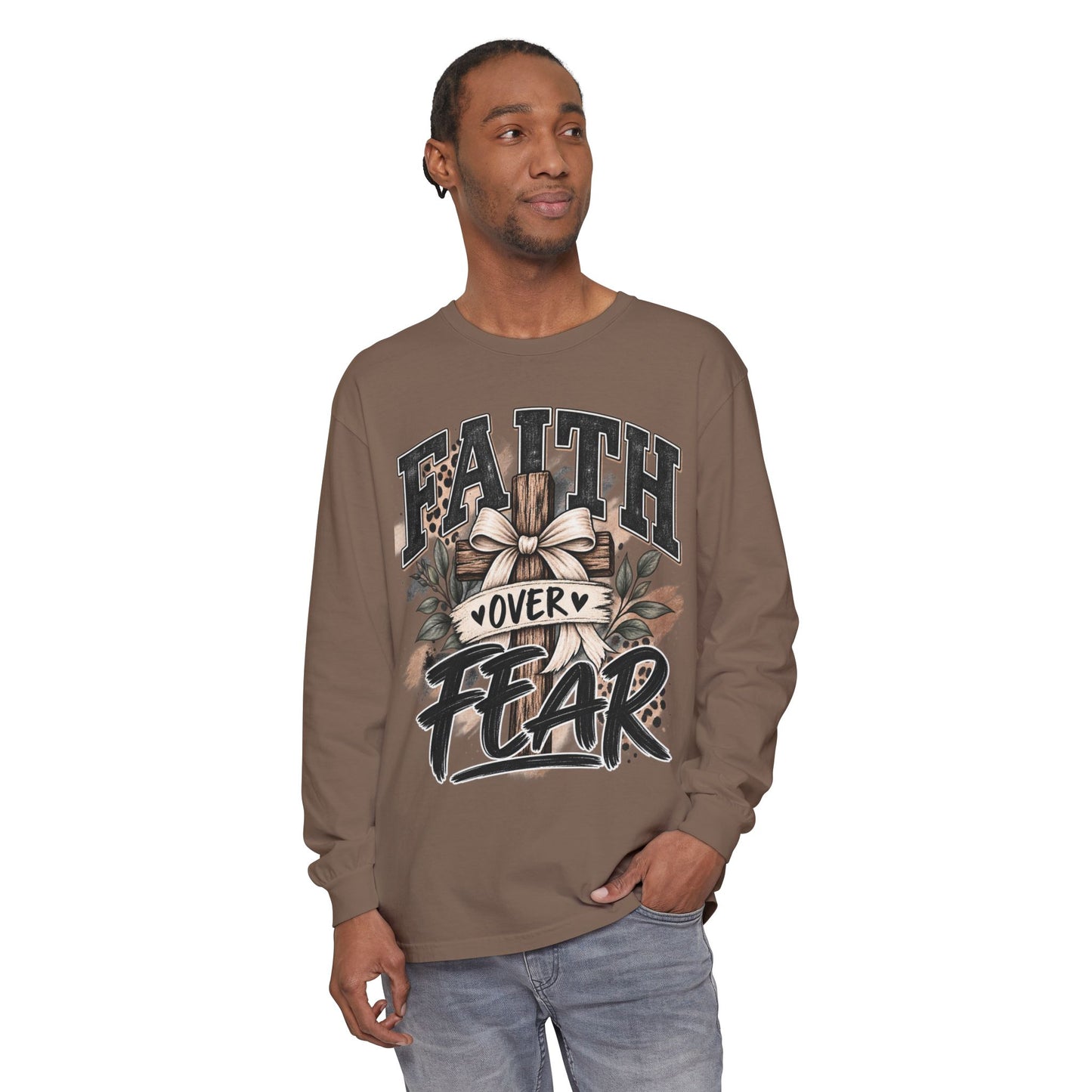 Faith Over Fear Long Sleeve Tee