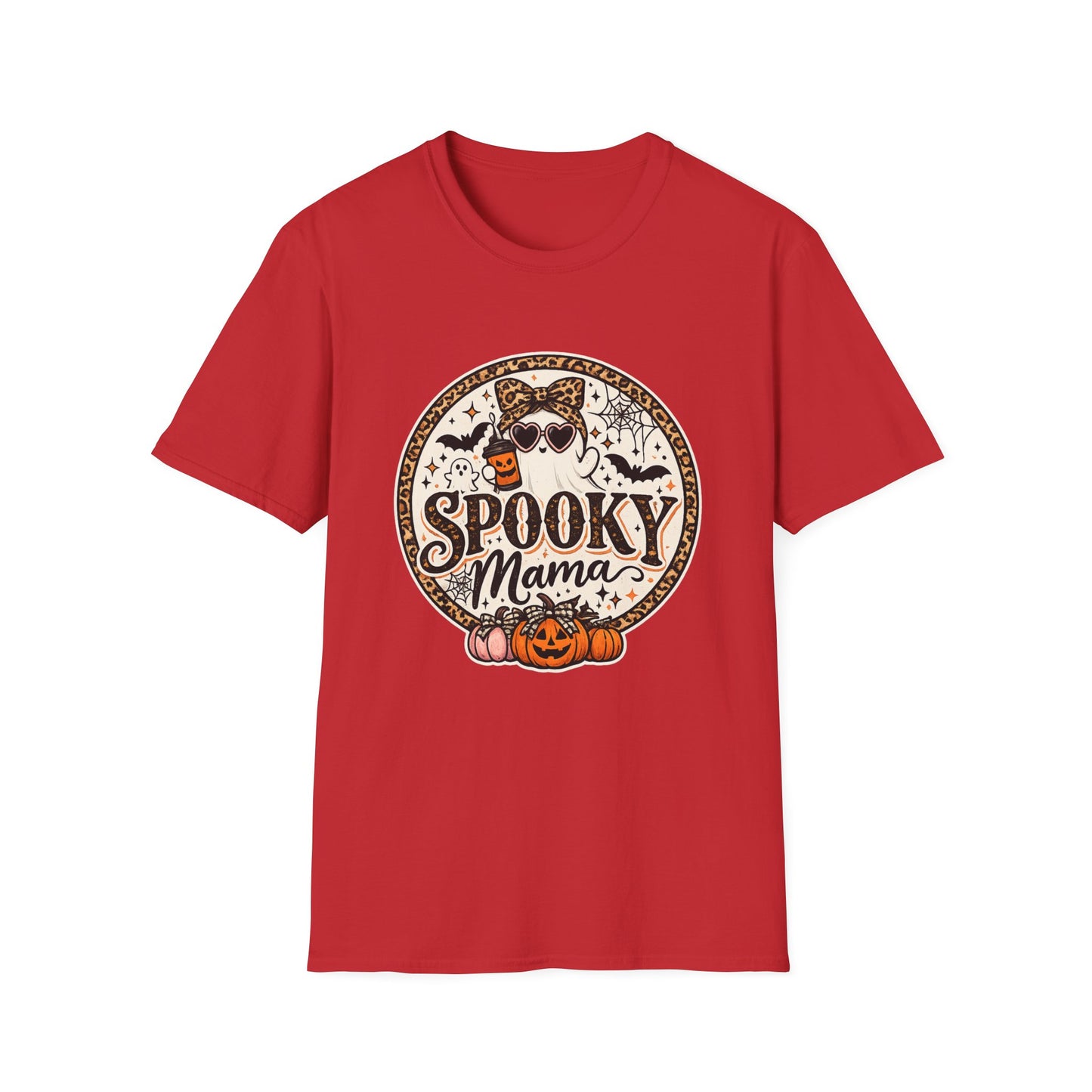 Spooky Mama T-Shirt — Halloween Ghost Graphic Tee