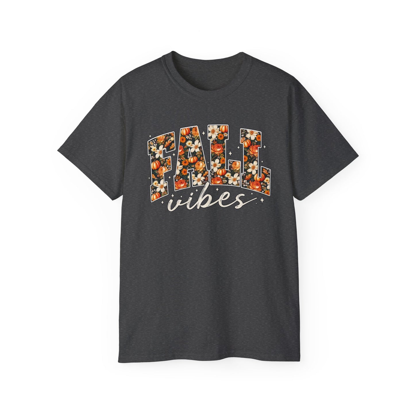 Fall Vibes Shirt | Floral Pumpkin Graphic Tee