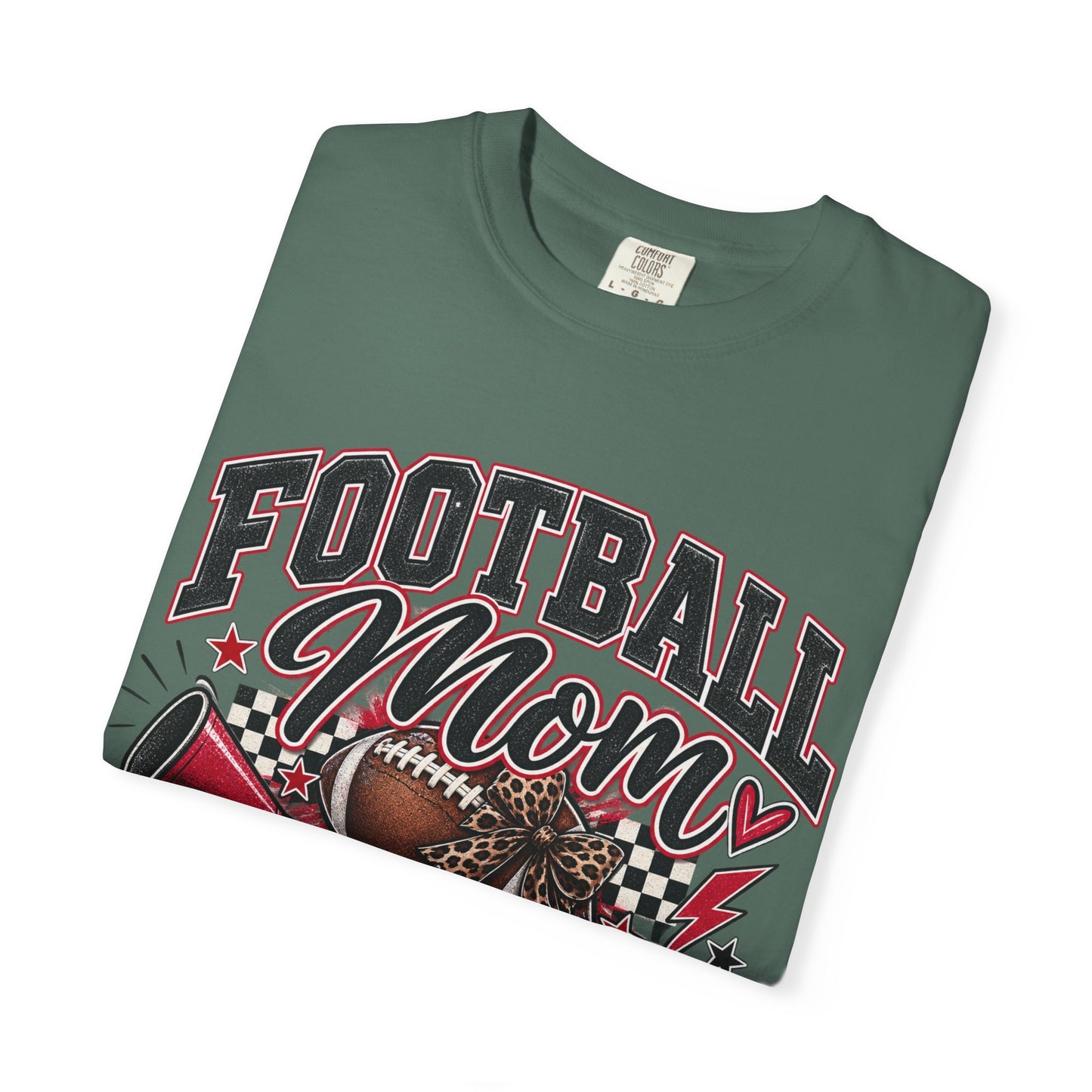 Football Mom Louder Than Your Coach Graphic Tee