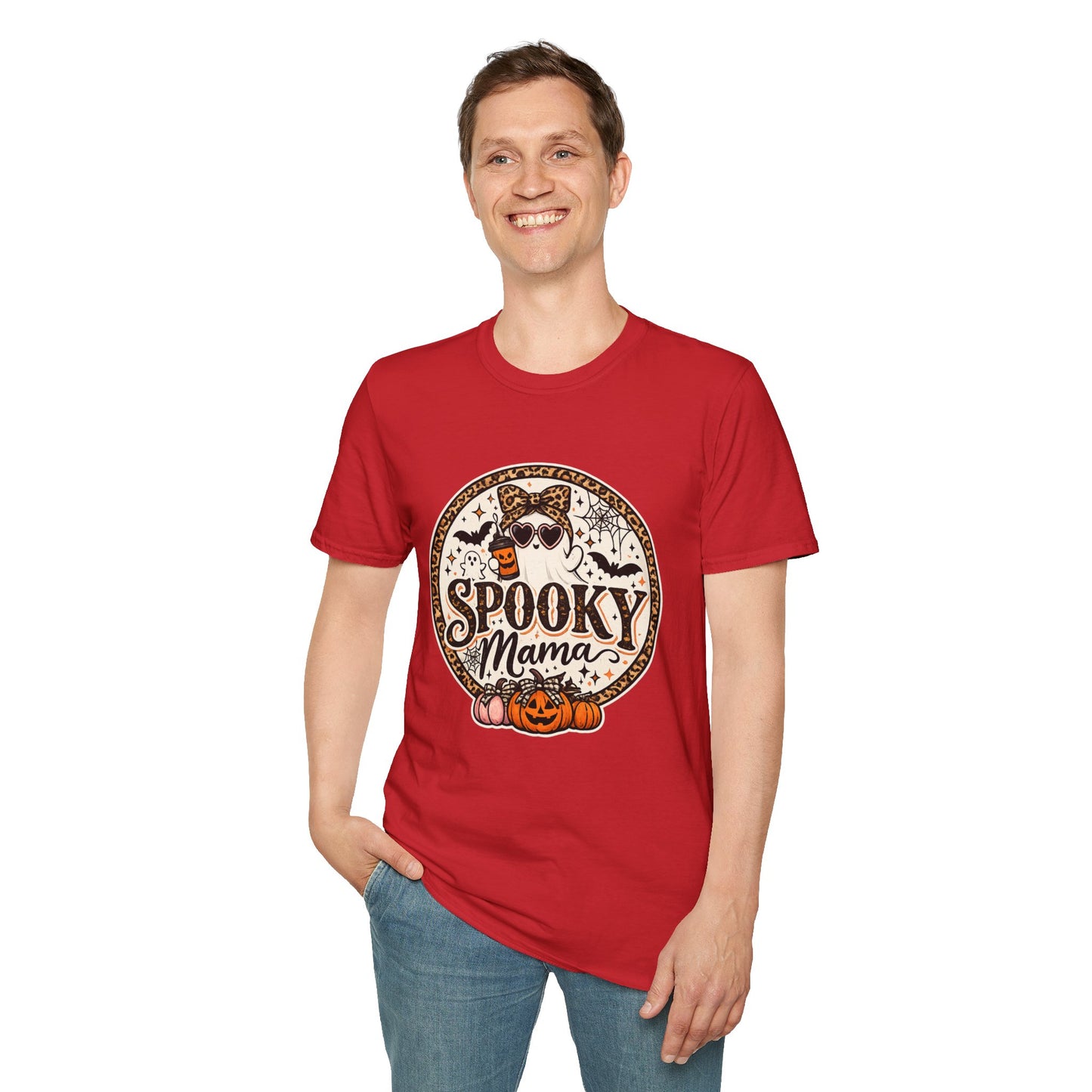 Spooky Mama T-Shirt — Halloween Ghost Graphic Tee