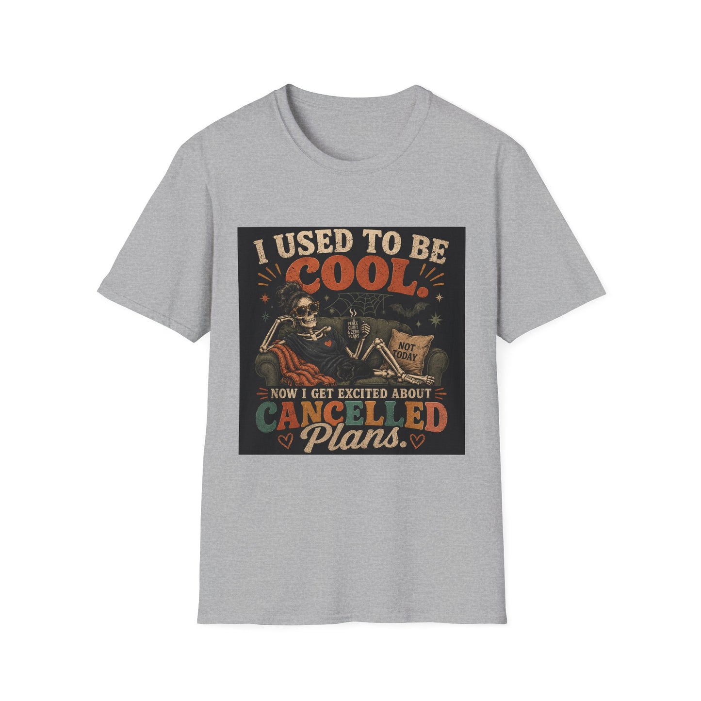 I Used to Be Cool Skeleton Shirt | Funny Canceled Plans Tee