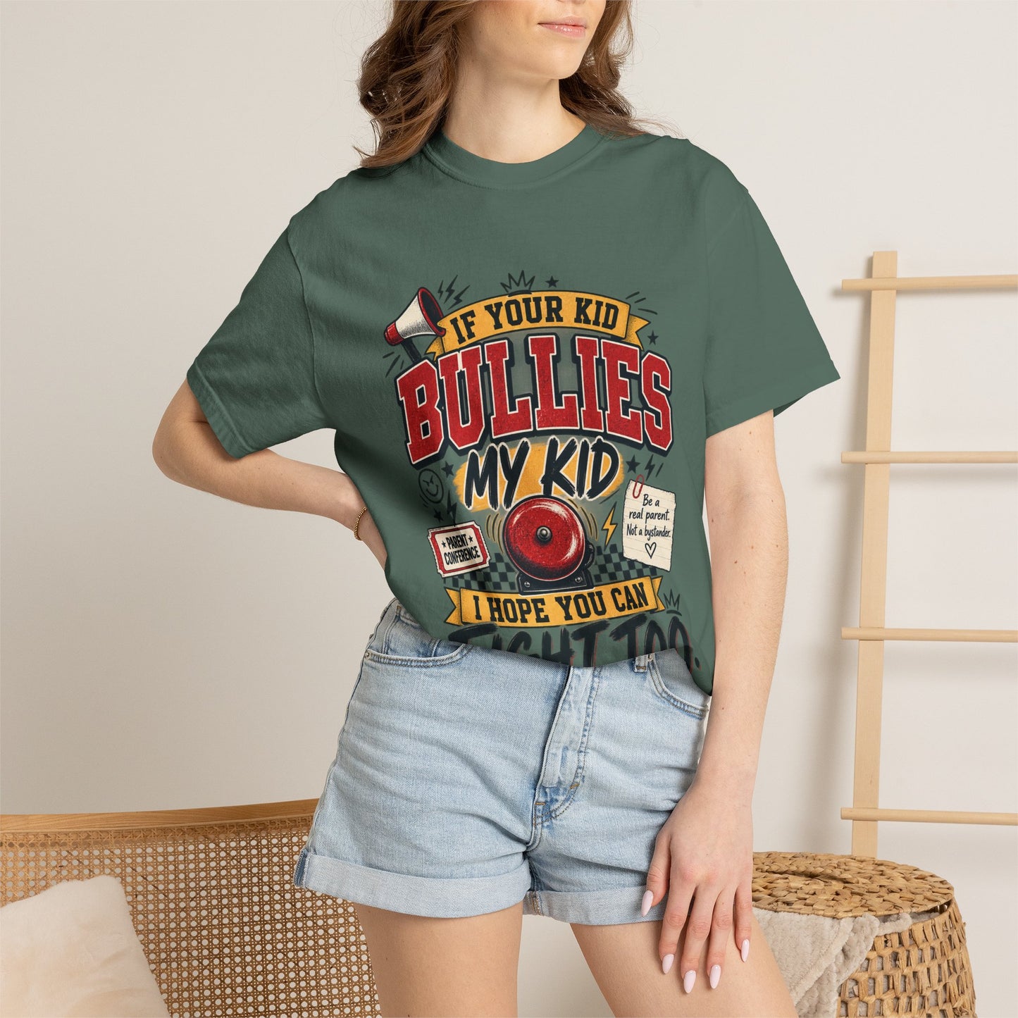 If Your Kid Bullies My Kid Graphic Tee – Anti-Bullying Parent Shirt