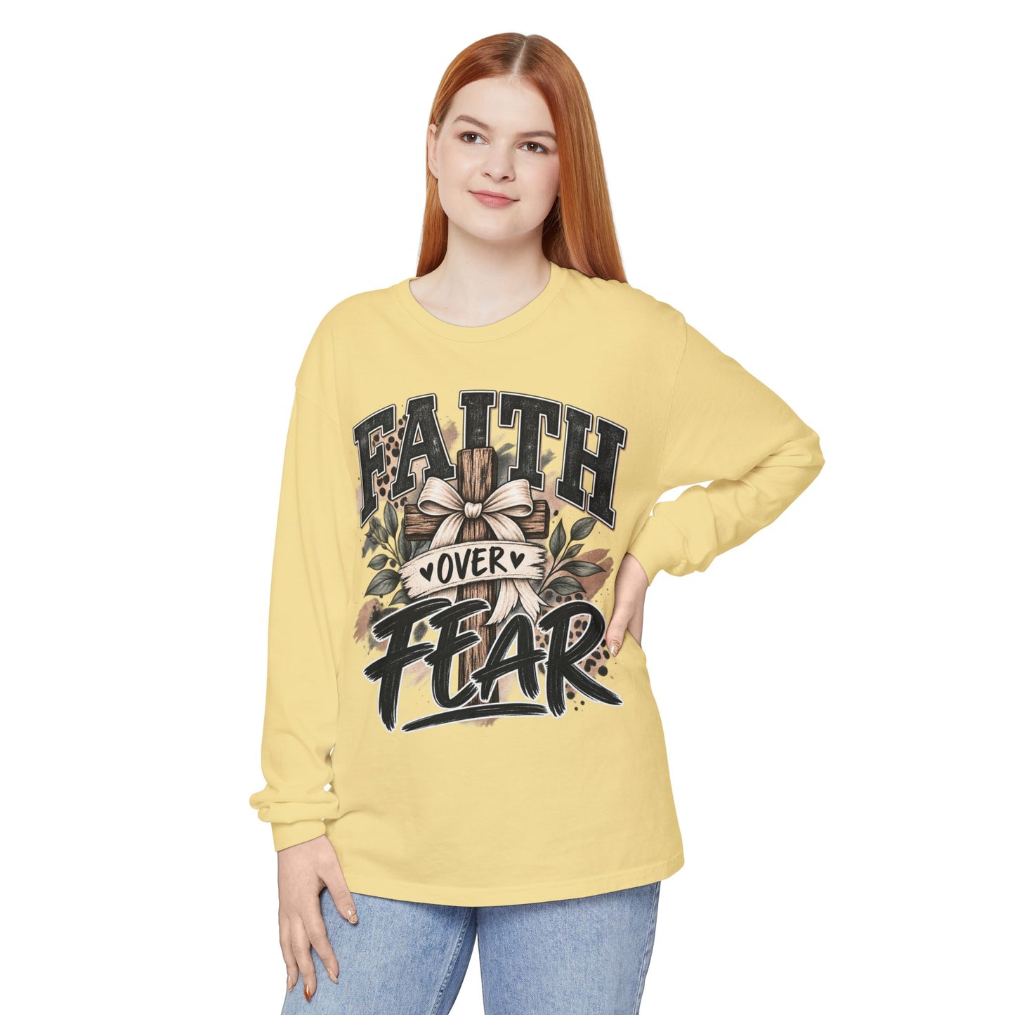 Faith Over Fear Long Sleeve Tee